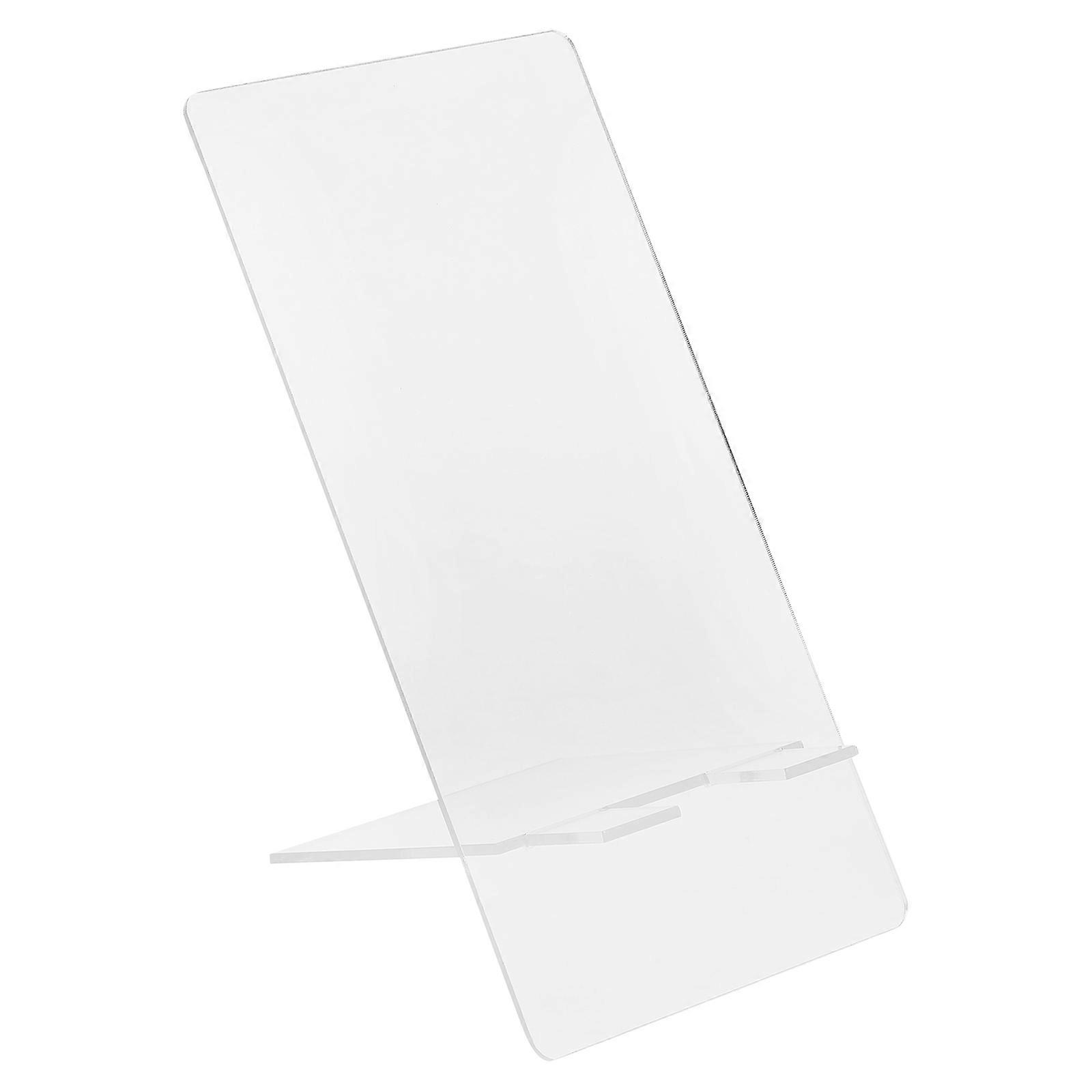 Acrylic Writing Message Board for Home Use Transparent 4Pcs