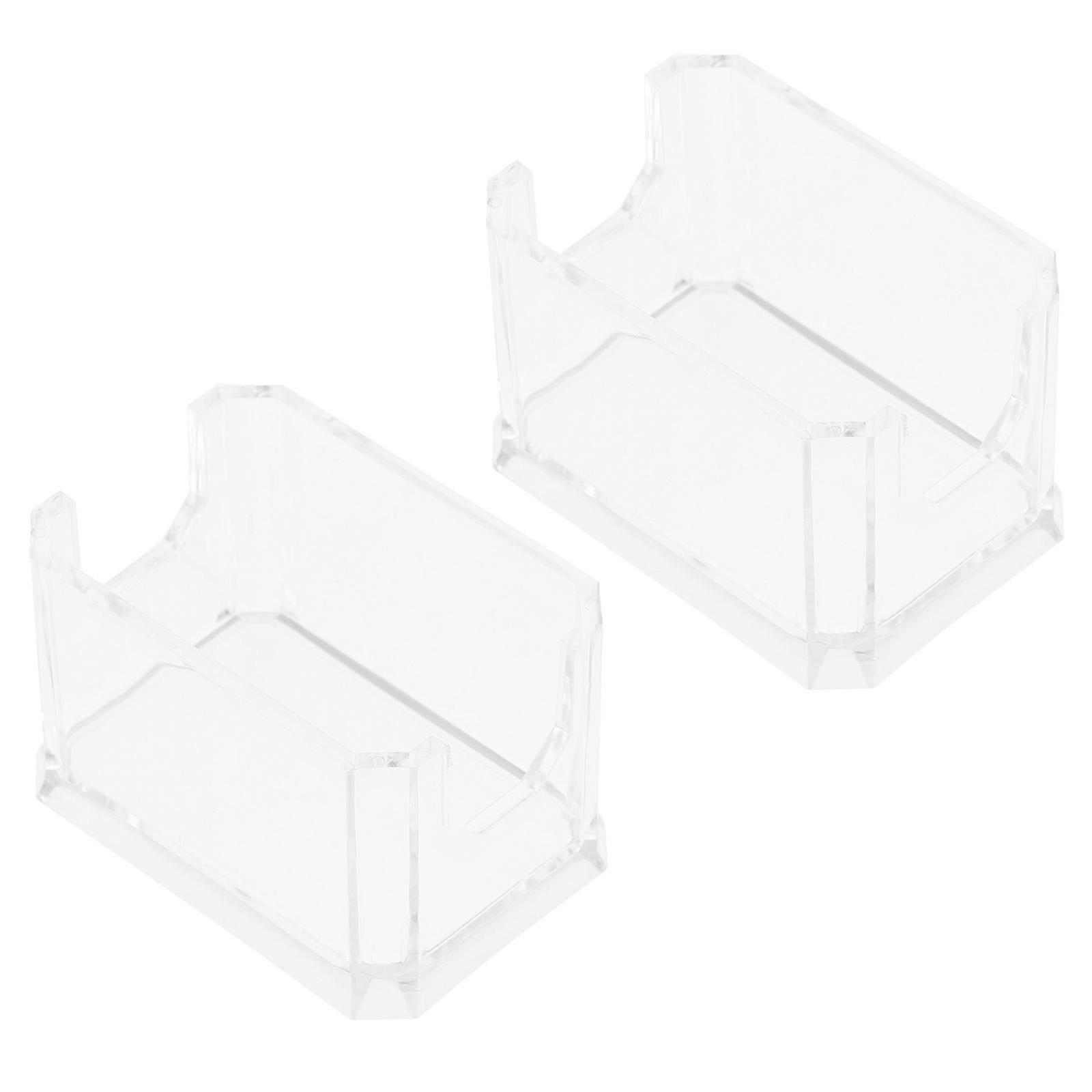 Square Coffee Bag Box Acrylic Container for Storage Use 4Pcs Set