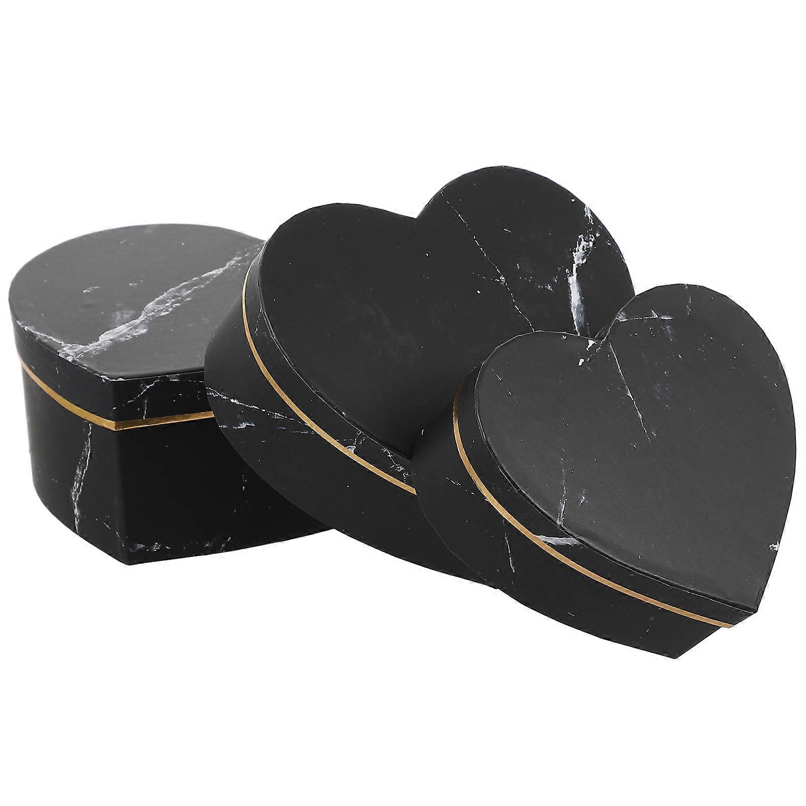 Heart-Shaped Box Candy Storage Box for Gift Packaging 9Pcs