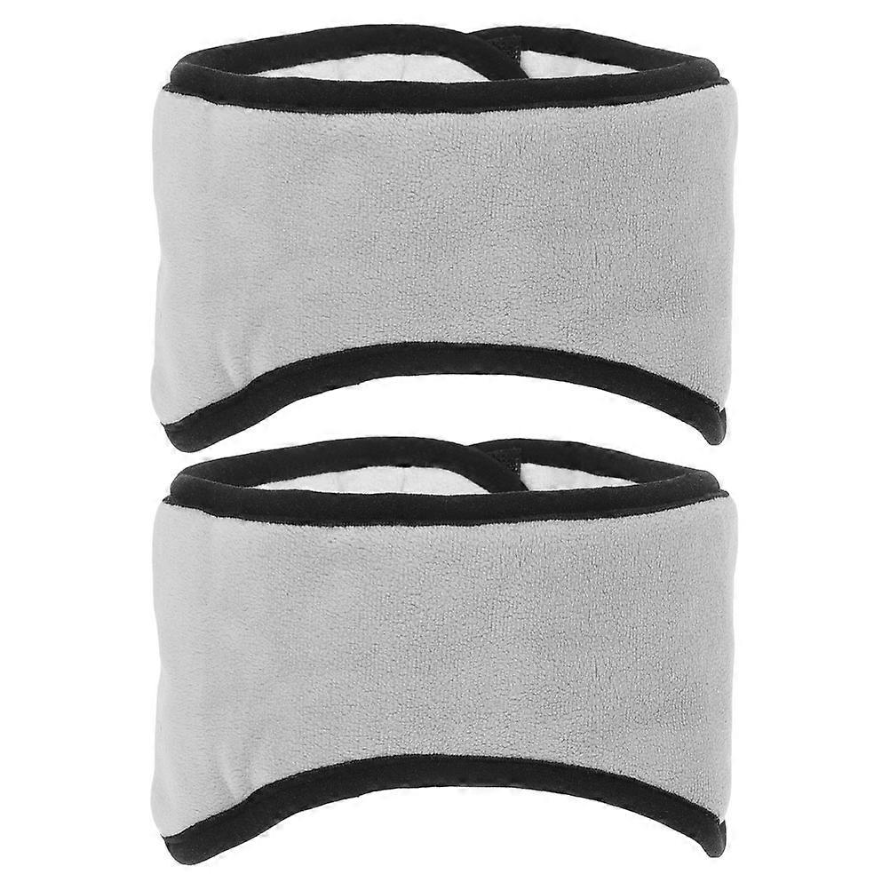 4Pcs Ear Muffs for Sleeping Noise Cancelling Grey Adjustable Ear Warmers