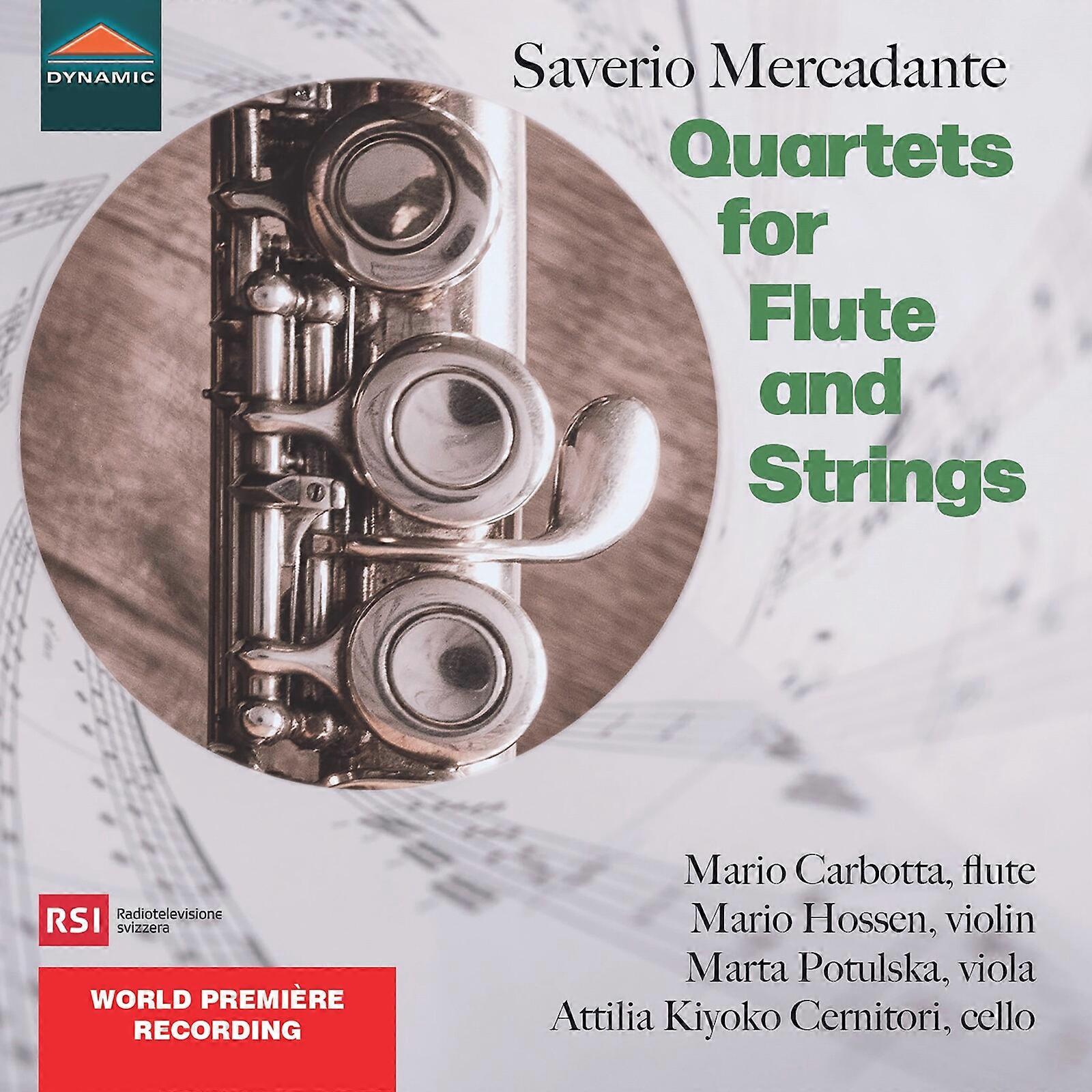 Carbotta/hossen/poltulska - Mercadante - Flute Quartets [CD]
