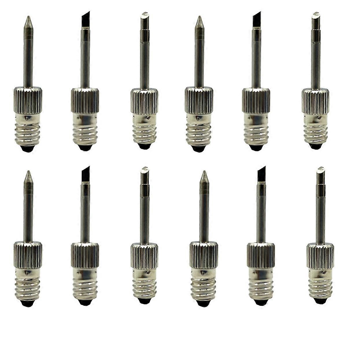 USB Soldering E10 Interface Battery Soldering Iron Head (Pointed)