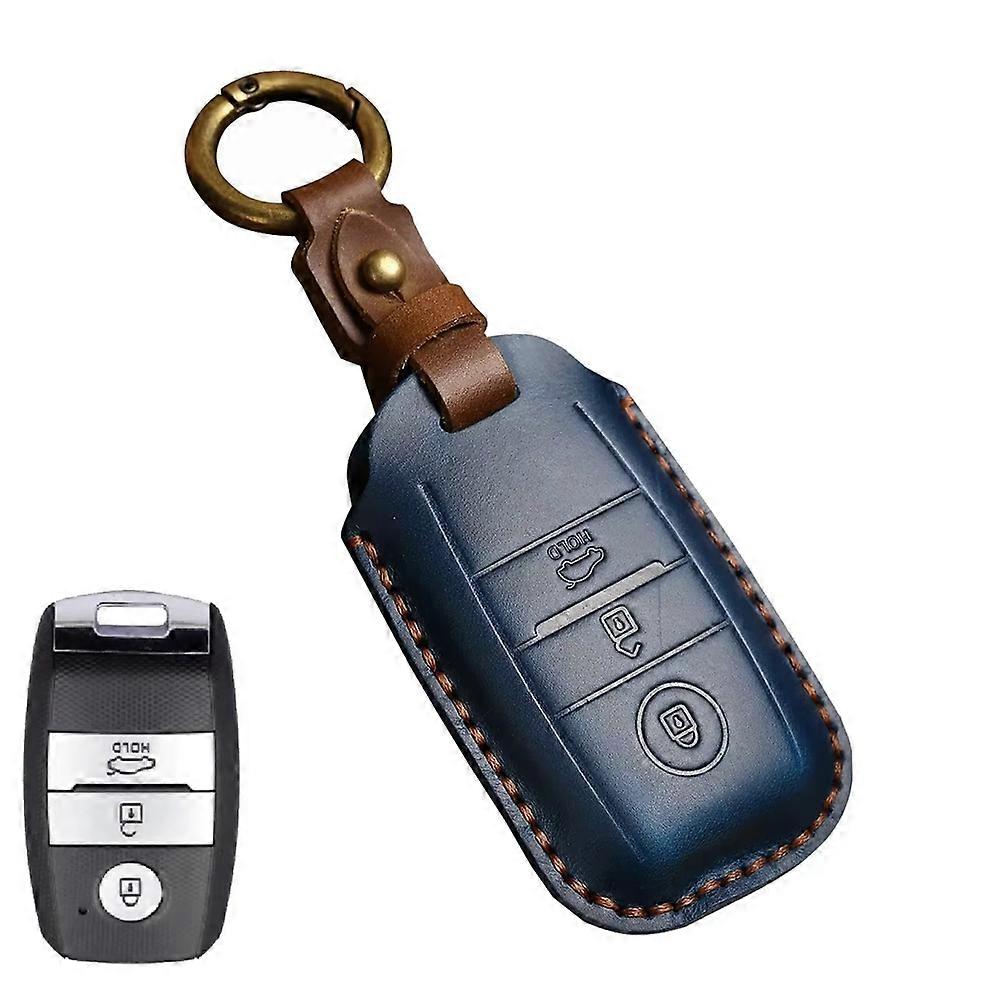 PU 3 Button Car Remote Key Case Cover for Cerato