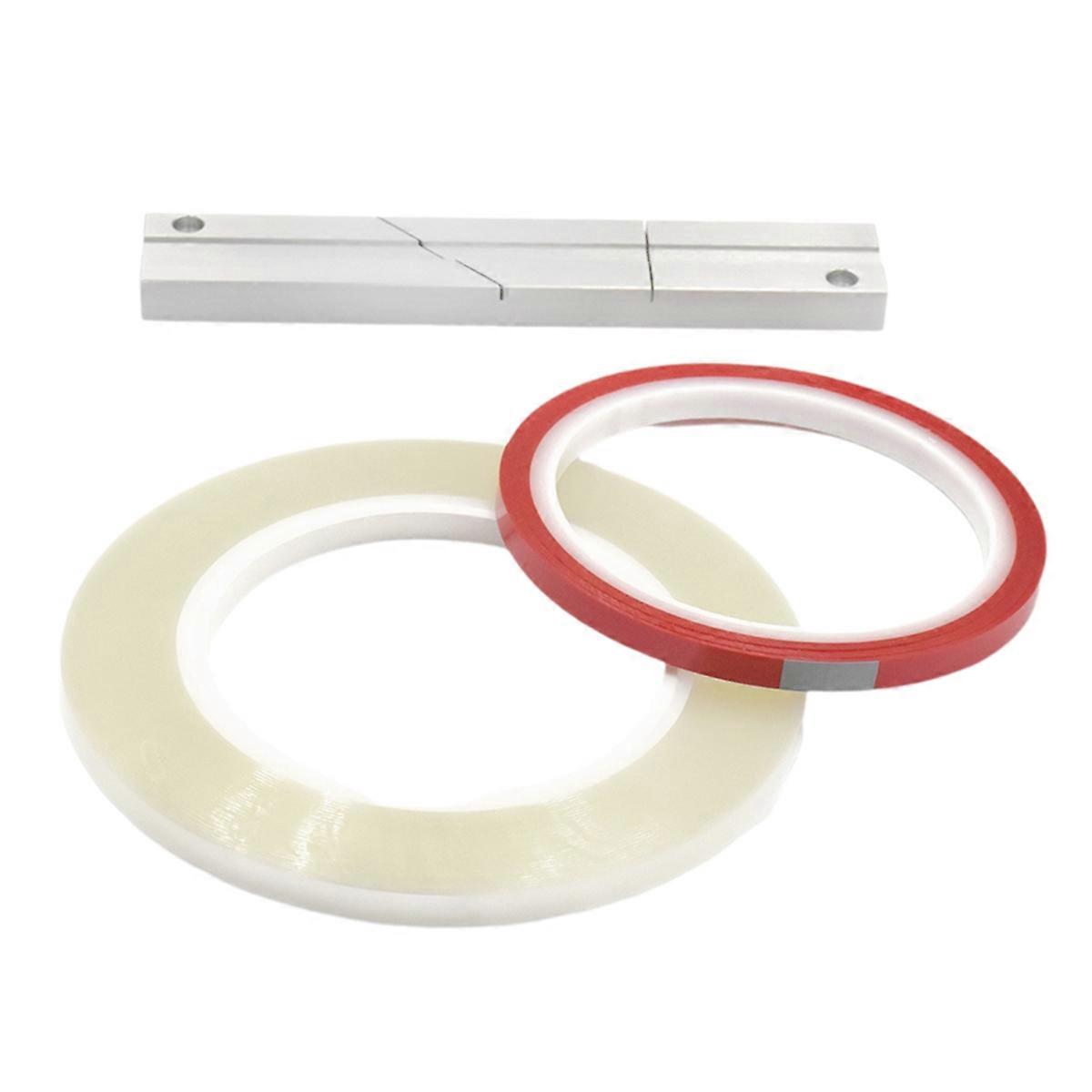 For Revoxsonido 1/4 10Inch Tape Splicing Set Splicing Block with Leader Tape,Opening Cassettes Tape