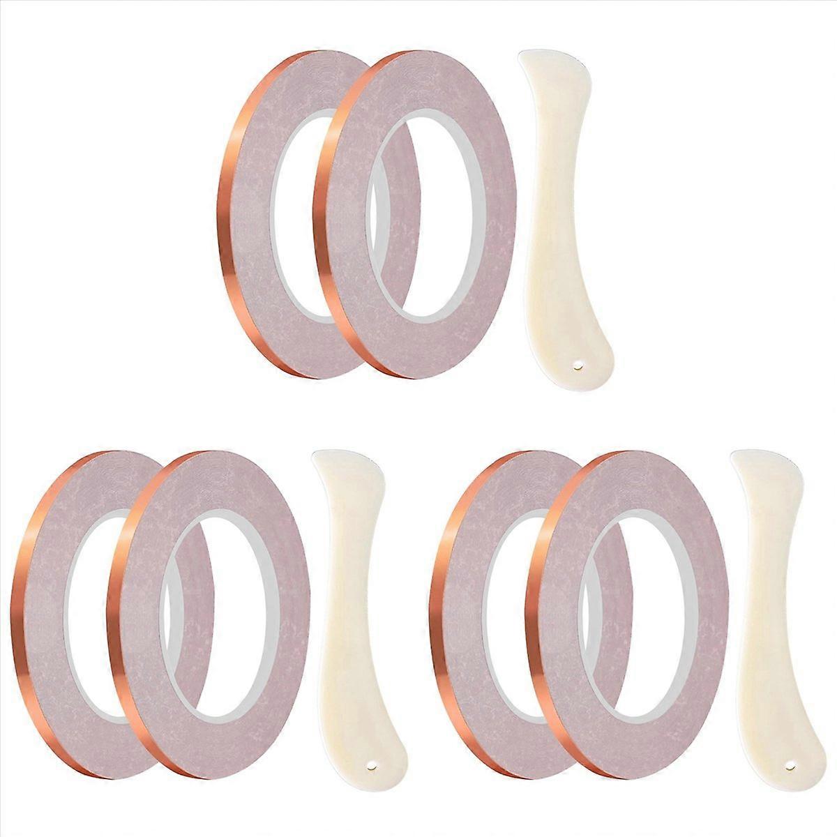 Backed Copper Foil Tape for Stained Glass (2Roll)