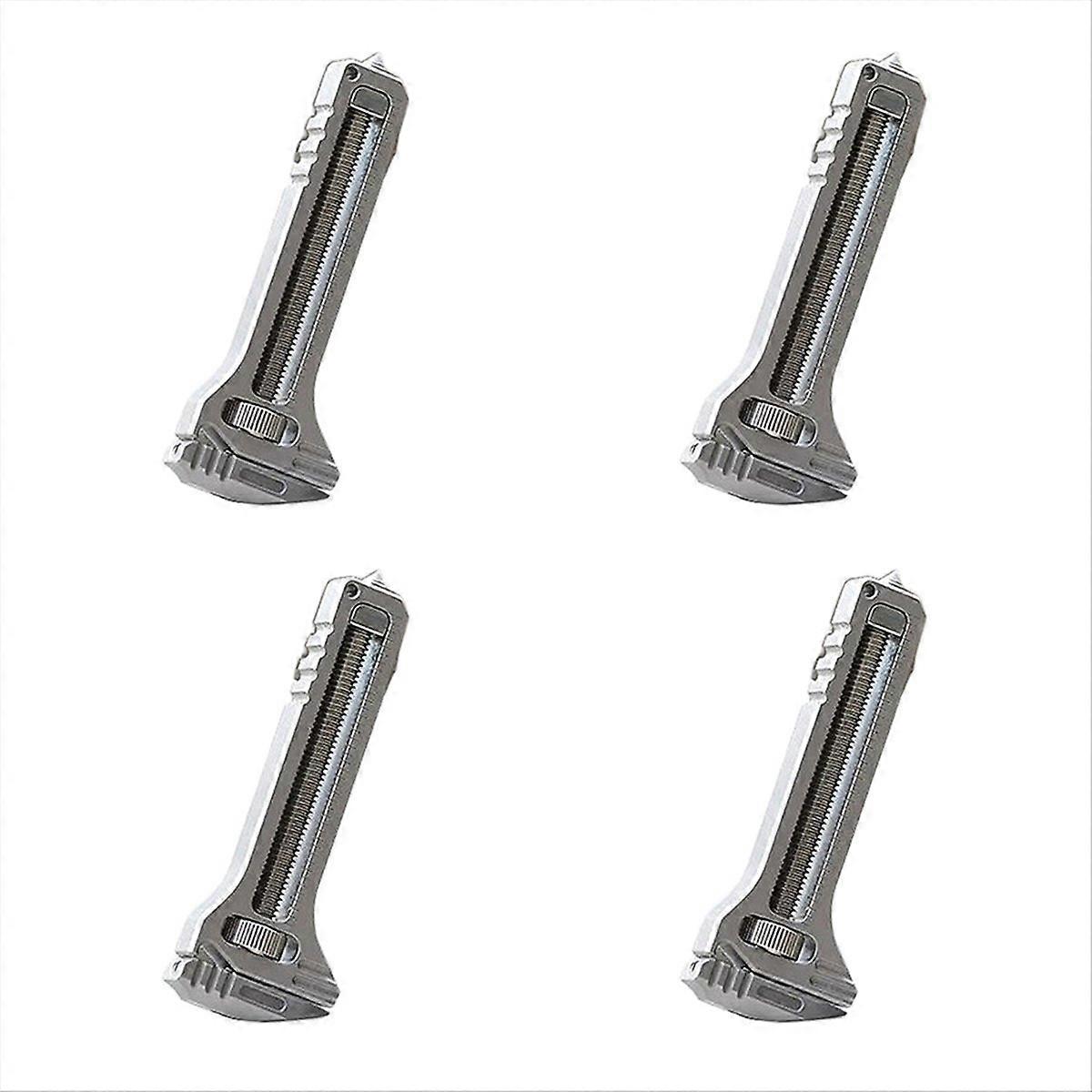 4pcs Mini Bottle Opener Wrench Rustproof Multi Tool Wrench Adjustable