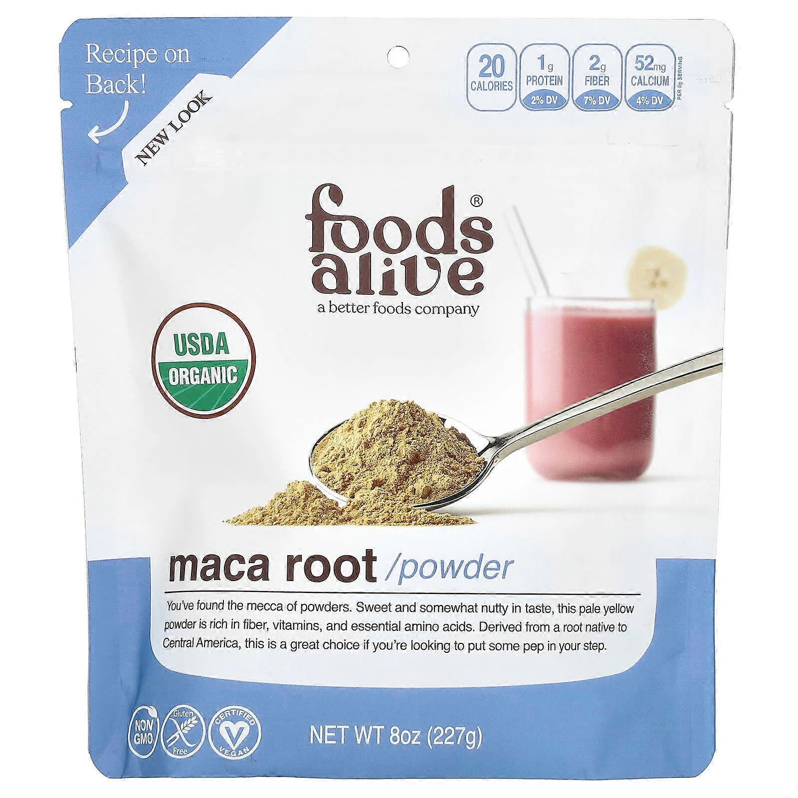 Organic Maca Root Powder, 8 oz (227 g)