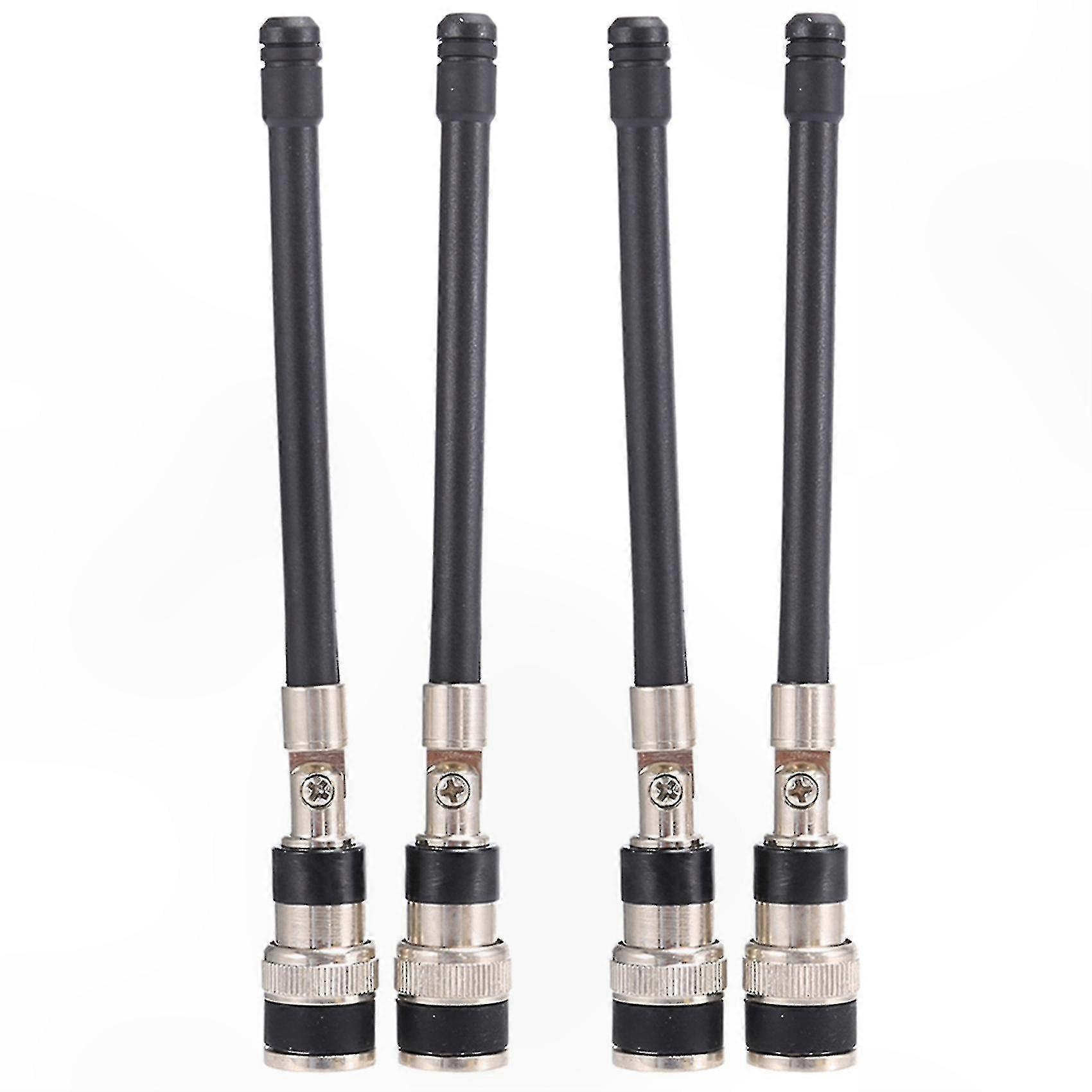 4-Pack BNC UHF Antennas for Wireless Microphone Systems Compatible with PGX24 SLX24 SLX4 PG58 SM58 Beta58 Series Mics
