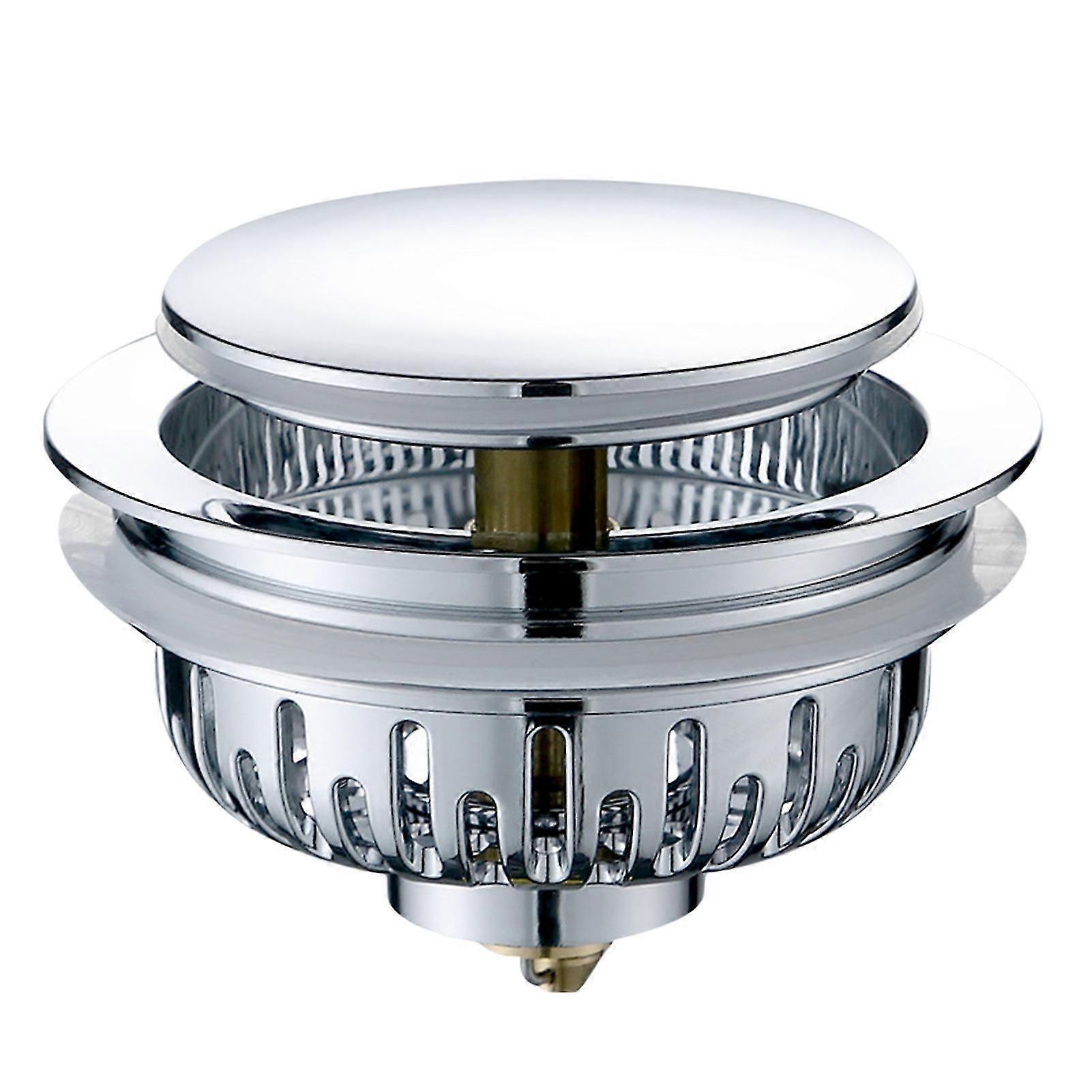 Basin Sink Bouncing Filter Stainless Steel Basin Drain Strainer For Home Kitchen