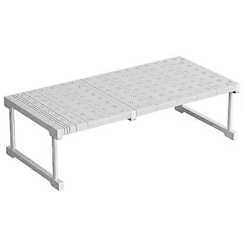 Adjustable Expandable Closet Shelf No Drill Space Saving Kitchen Bathroom Storage Telescopic Bracket 3748*42*22