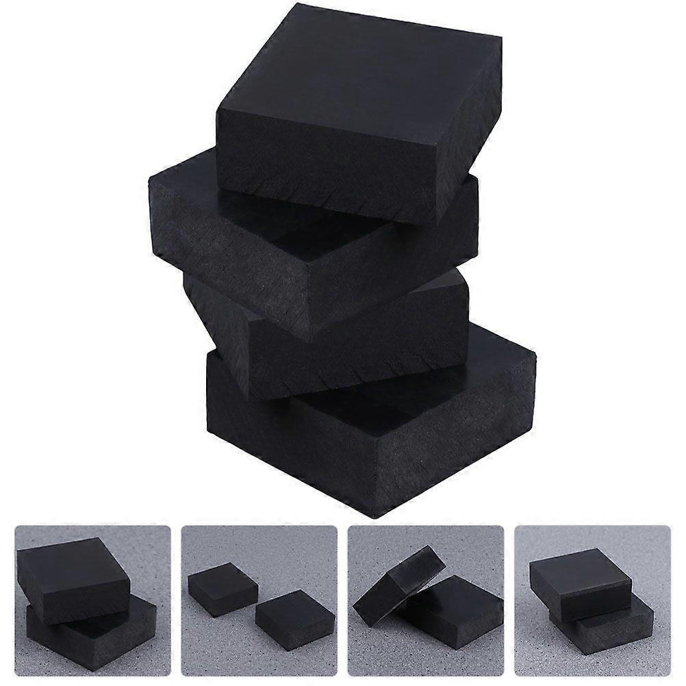 4Pcs Mechanical Equipment Shocking Pads Household Rubber Pads Square Shocking Mats