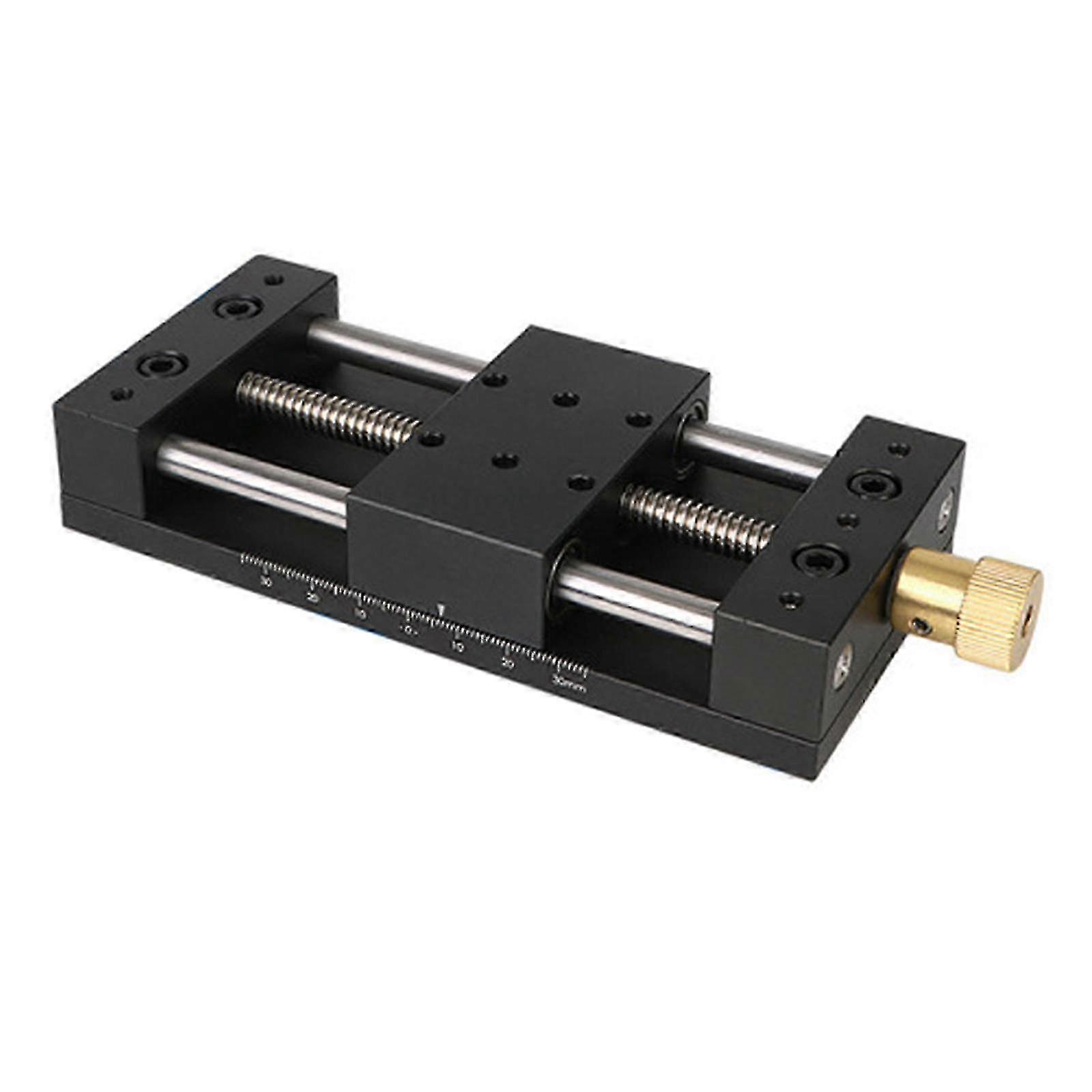 Linear Stage Motion Actuator Manual Linear Rail Clear Scale Lock Nut Cross Sliding Table Fine Tuning for Production Machinery