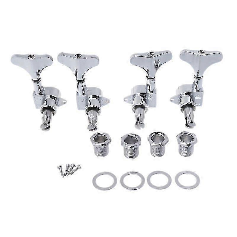 4 String Bass Guitar Sealed Tuners Tuning Pegs Machine Heads 2R 2L