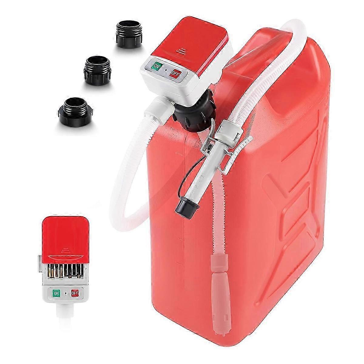 Transfer Pump with Auto-Stop Sensor and 3 Tank Adapter