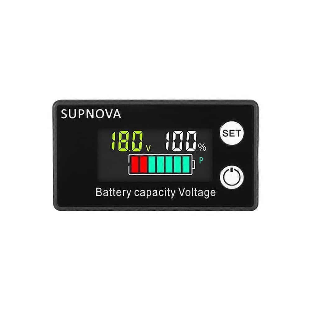 Digital Battery Voltage Meter Dc8100V, 12V84V Battery Meter For Boats, Capacity Tester, Indicator Panels