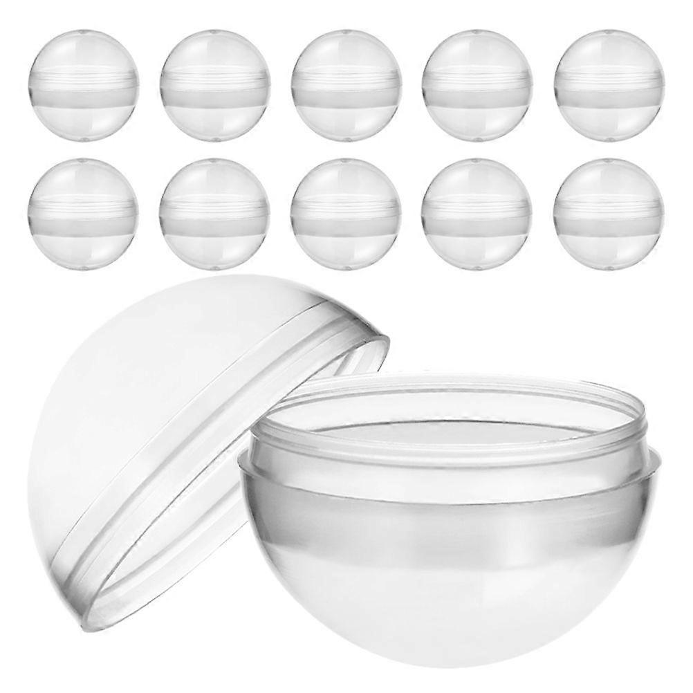200pcs Transparent Vending Machine Capsules for Toy Storage Display and Party Favors Durable and Clear Plastic Spheres for Crafts and Beads