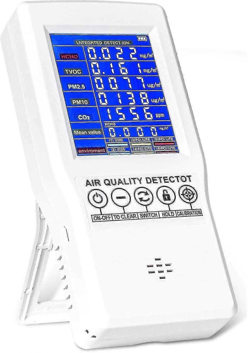 空気質モニター 室内空気質モニター (hcho) Tvoc Pm2.5/pm10 - 正確な室内空気質モニター K
