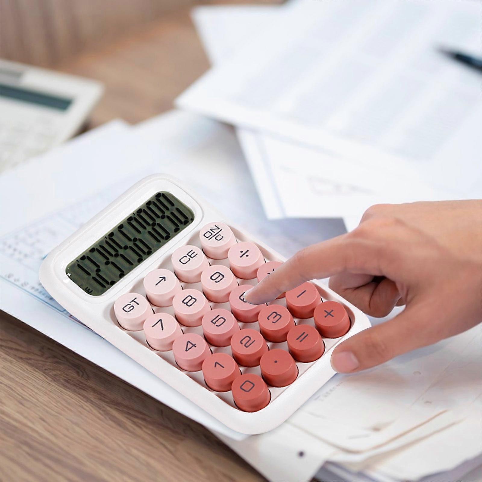 Donemore 10-Digit Mini Calculator, LCD Digital Desktop & Pocket Size, Smart Basic Calculator Compatible with School, Home, Kids