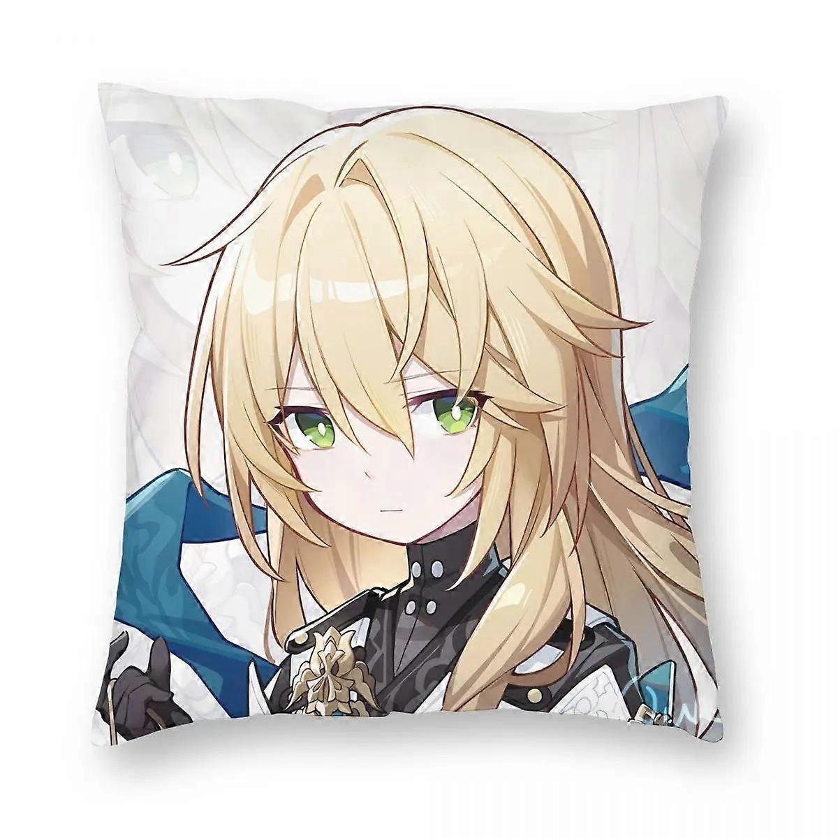 Luocha Game Honkai Star Rail Örngott Dubbelsidigt Tryck Kuddfodral Dekorationer Prydnadsörngott Överdrag Hem Kvadratiskt