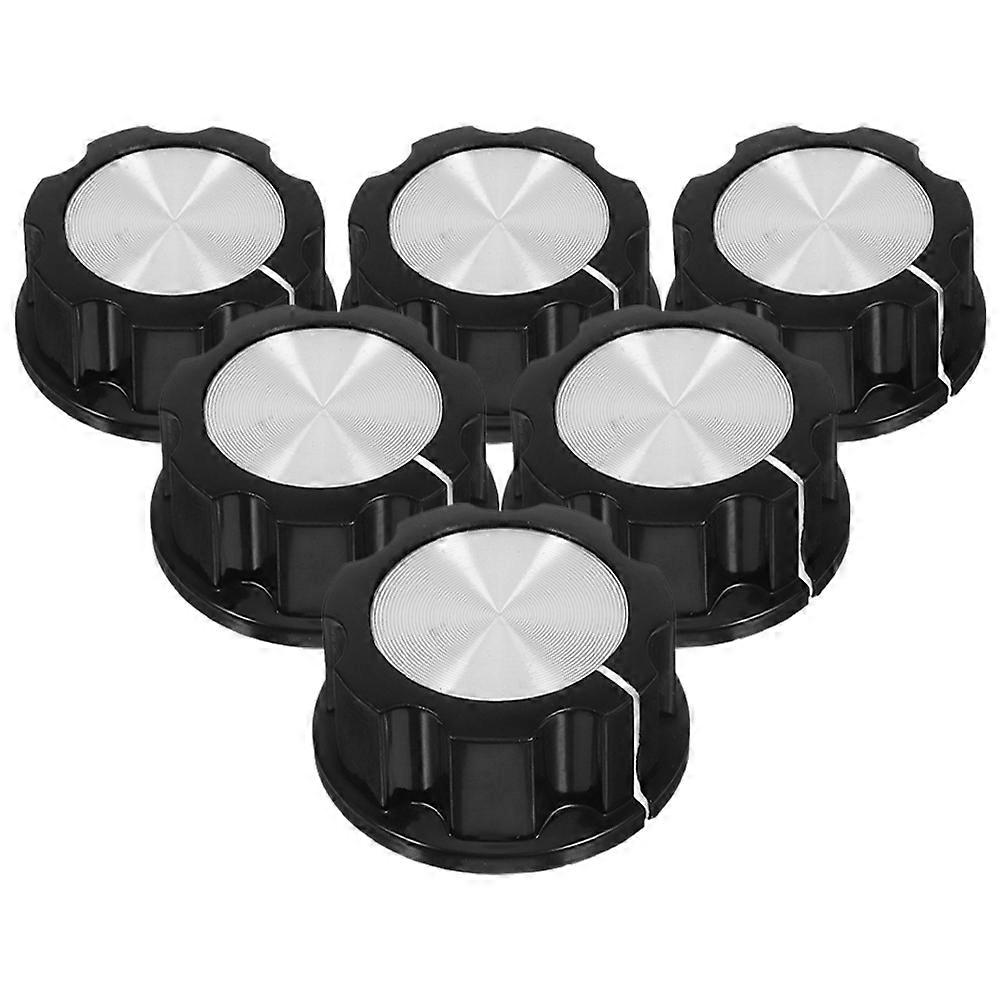 Air Fryer Timer Knobs for Replacement 6Pcs Black ABS Parts