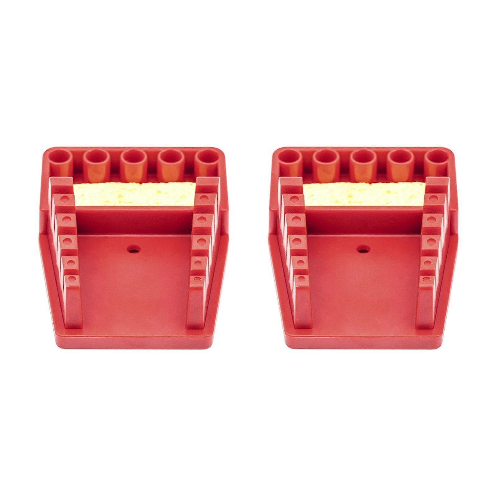 2pc Soldering Tool Station NonSlip Base Soldering Cable Management Holder For Professional Technicians Hobbyists Multicolor
