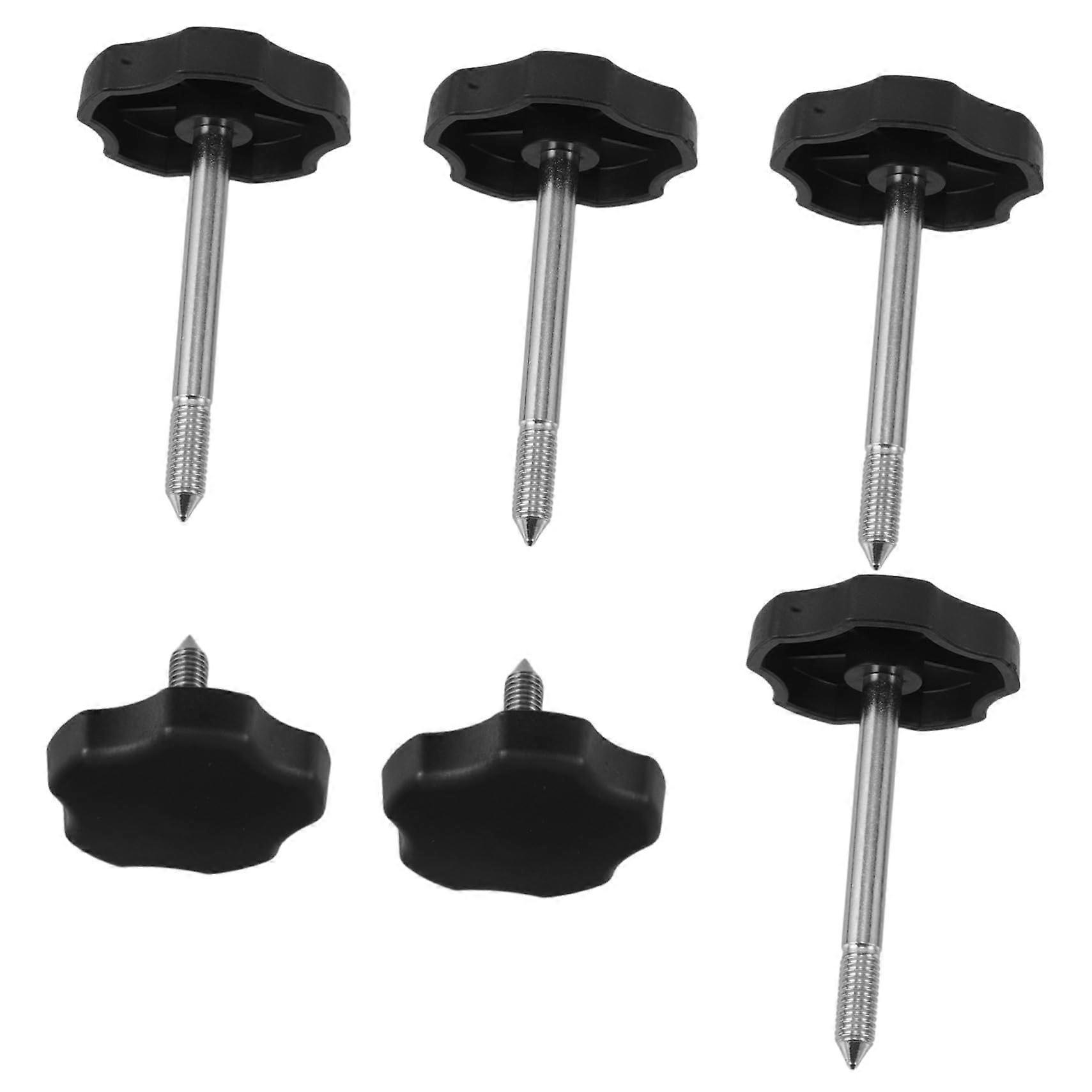 Soft Window Frame Knobs 6Piece Compatible Weatherproof Door Knobs, Secure Fit Surround System