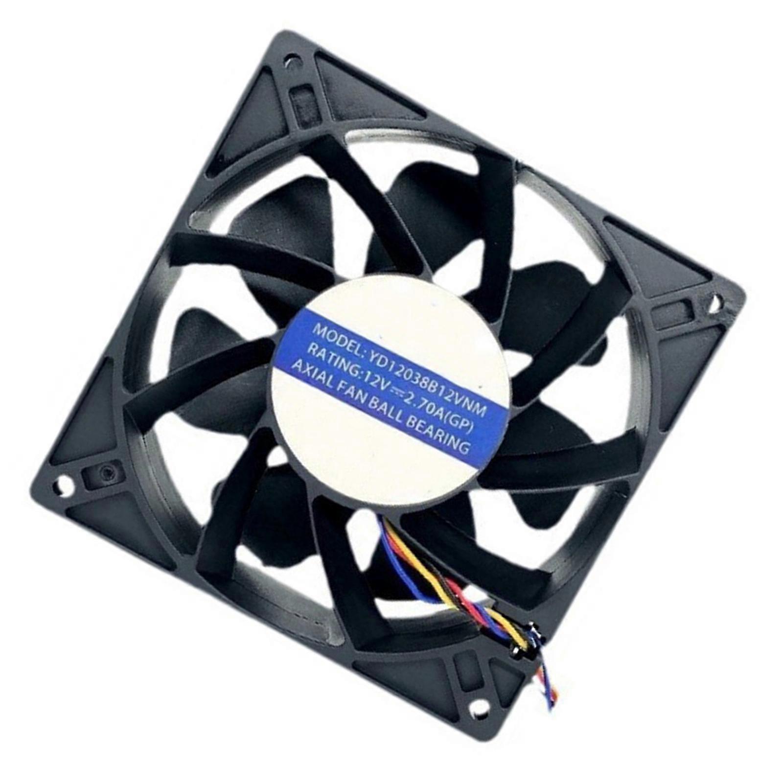 Computer PC Case Fan 120mm 12V 2.7A 6000RPM Brushless Cooling Fan Replacement For PC Desktop Computer Case Server Multicolor