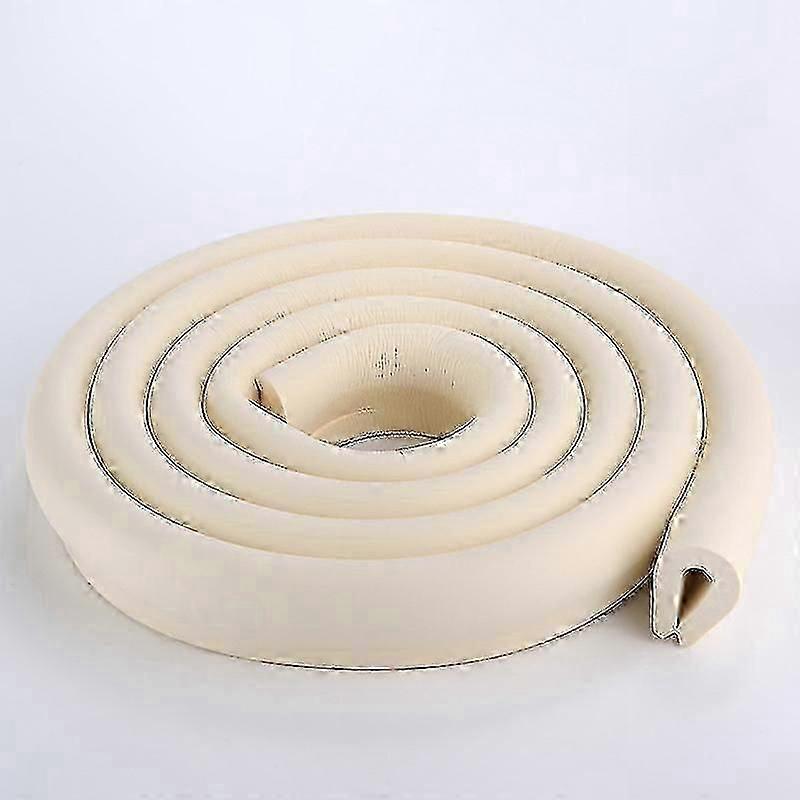 2m Soft Foam Edge Guard for Baby Safety, U-Shaped Cushion Protector for Glass Tables and Furniture Corners