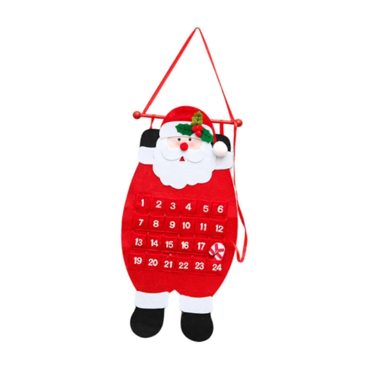 Festive Advent Calendar for Christmas Countdown with 24 Doors