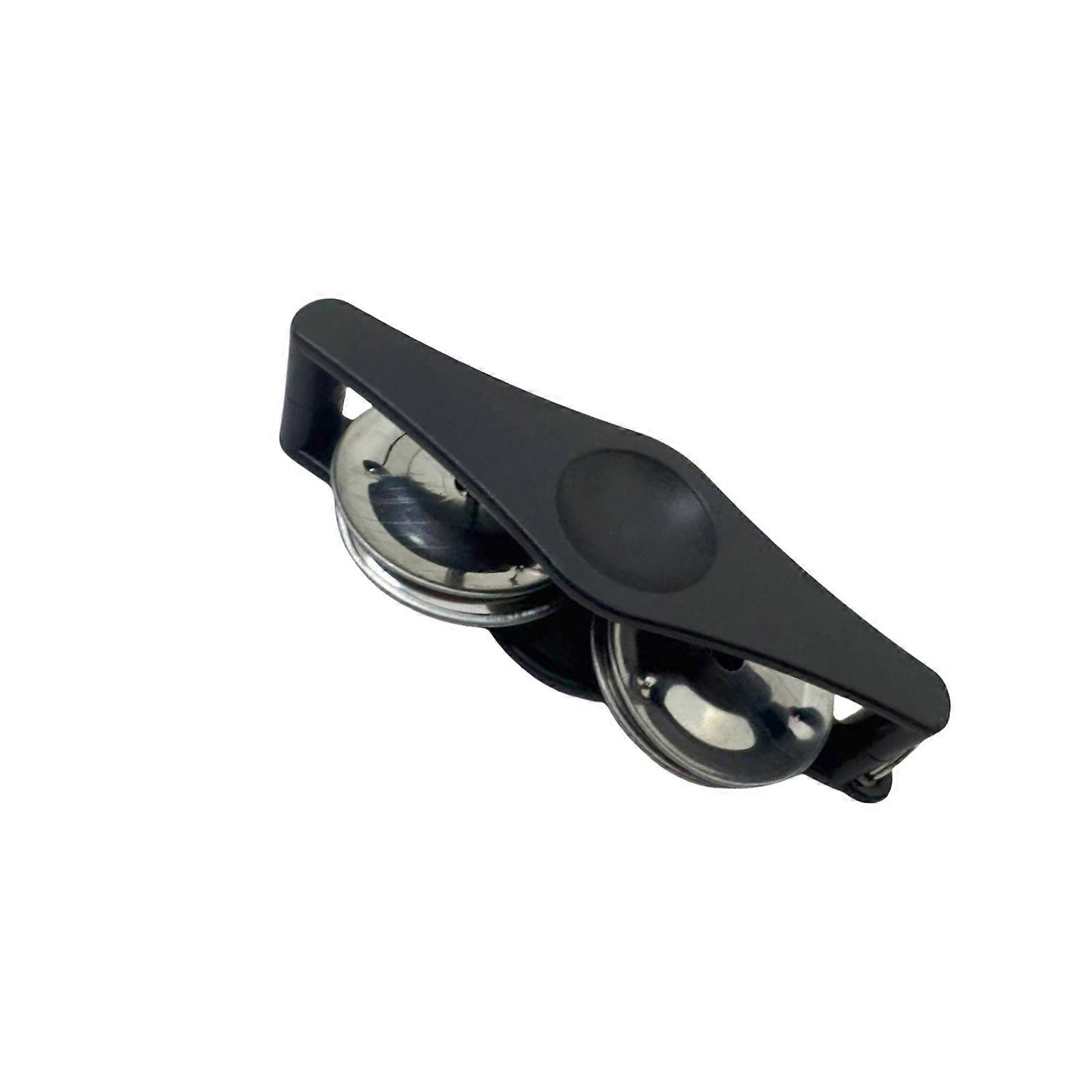 Compact Musical Bell Keychain Small Musical Instrument with Keyring Handheld Percussion Handbell Keychain Tambourine  small