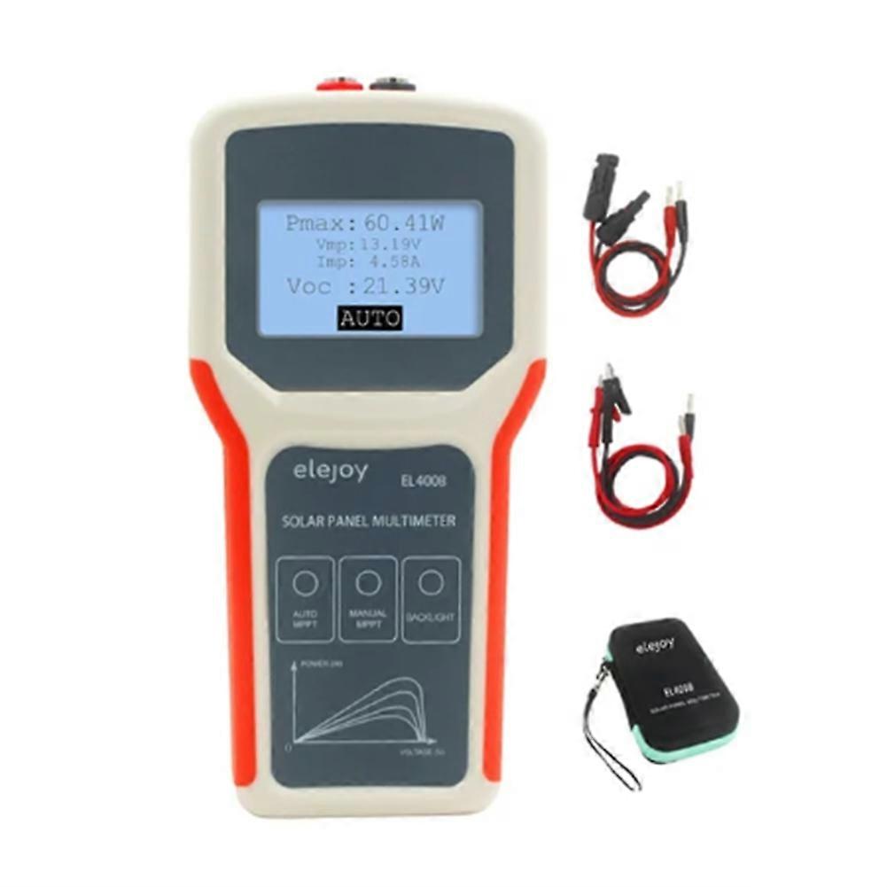 EL400B Solpanel Multimeter Solpanel MPPT Tester Spänning Ström Effekt Testmätare Multimeter