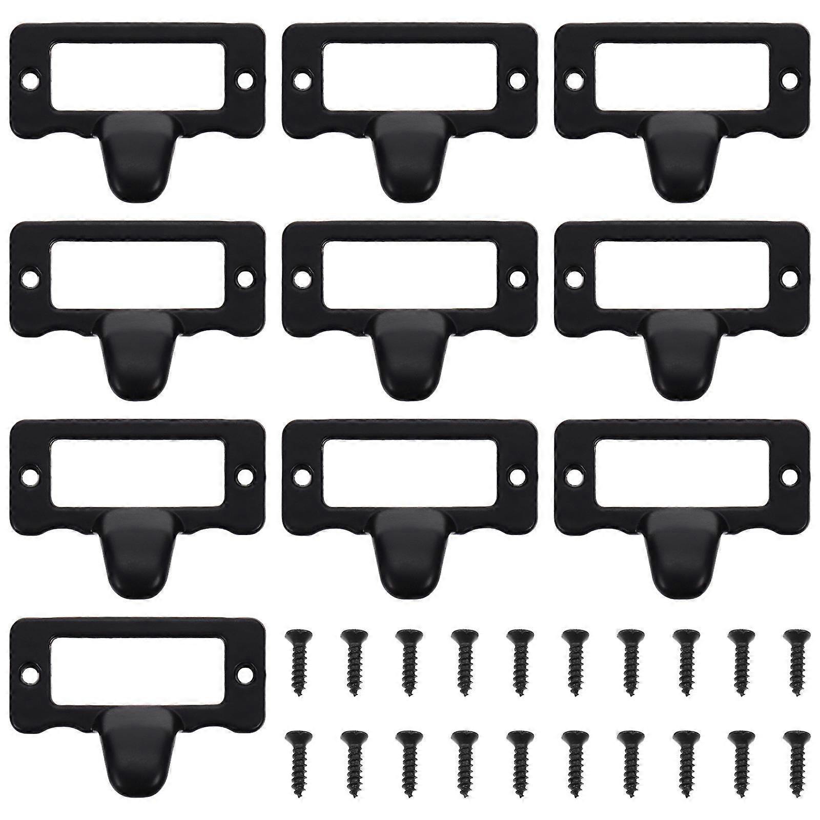10Pcs Durable Label Pull Handle Antique Cabinet Handle Durable Drawer Handles
