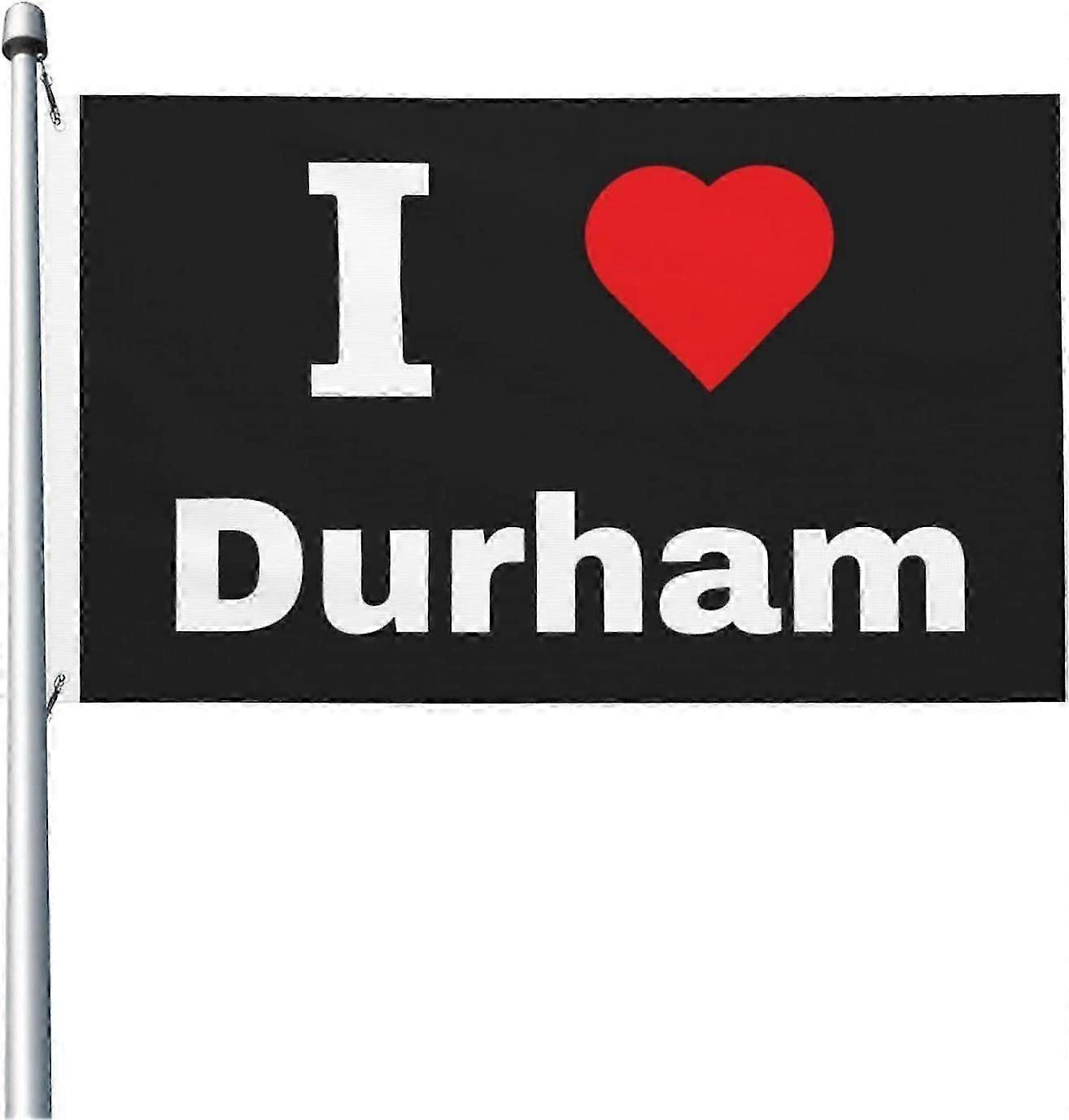 I Love Durham Flag Mode A-2765