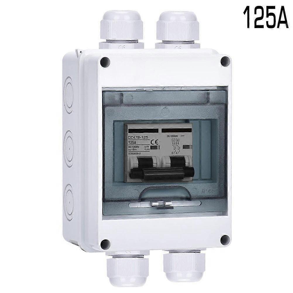 PV Disconnect Box DC1000V Circuit Breaker Solar System Isolator Switch 6-125A