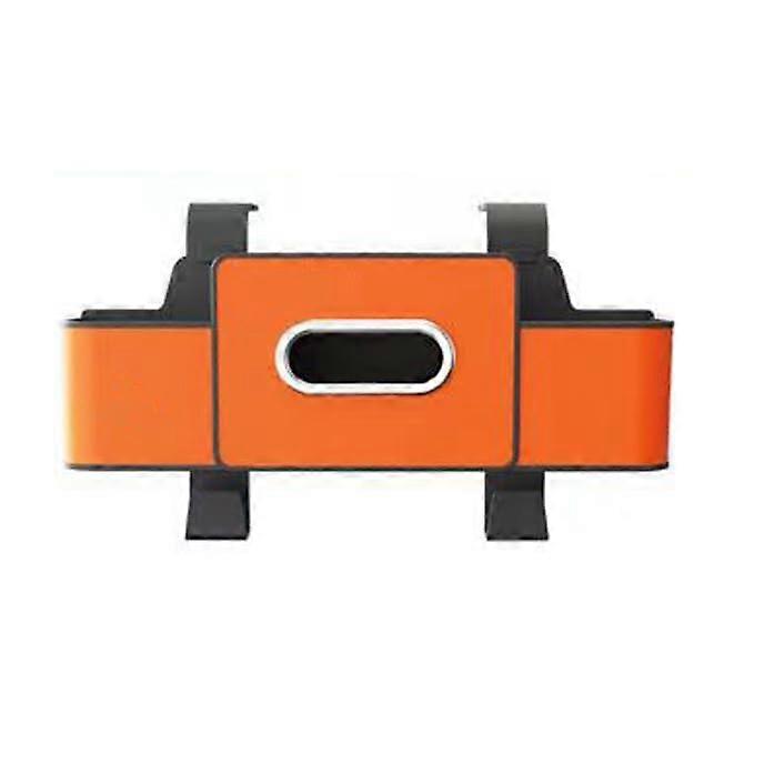 Car Cup Holder Organizer for Back Seat, Holds Drinks Bottles Tissues, Space Saving with Hook Orange