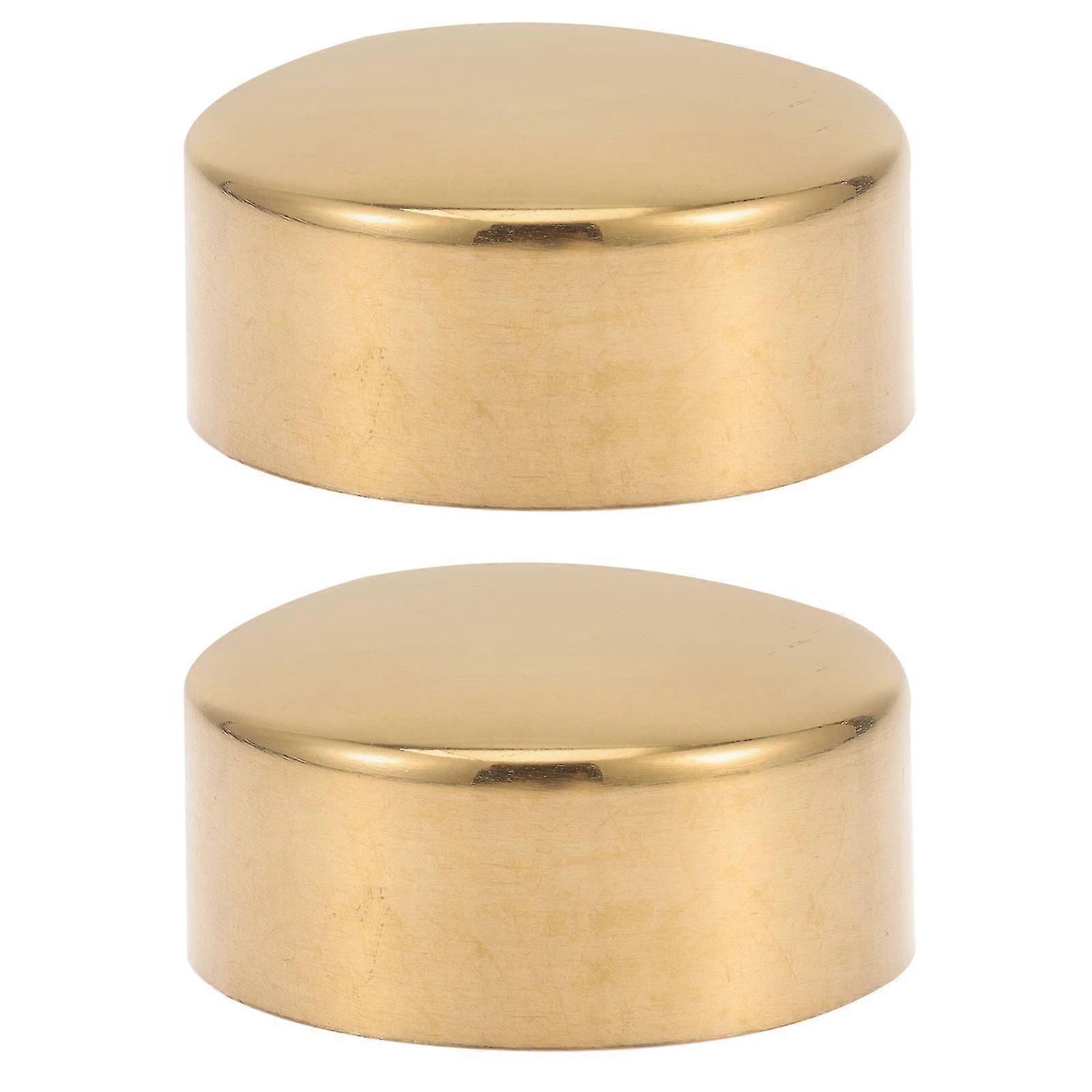 2 stuks houten leuning eindkappen, leuning eindkappen, ronde leuning eindpluggen