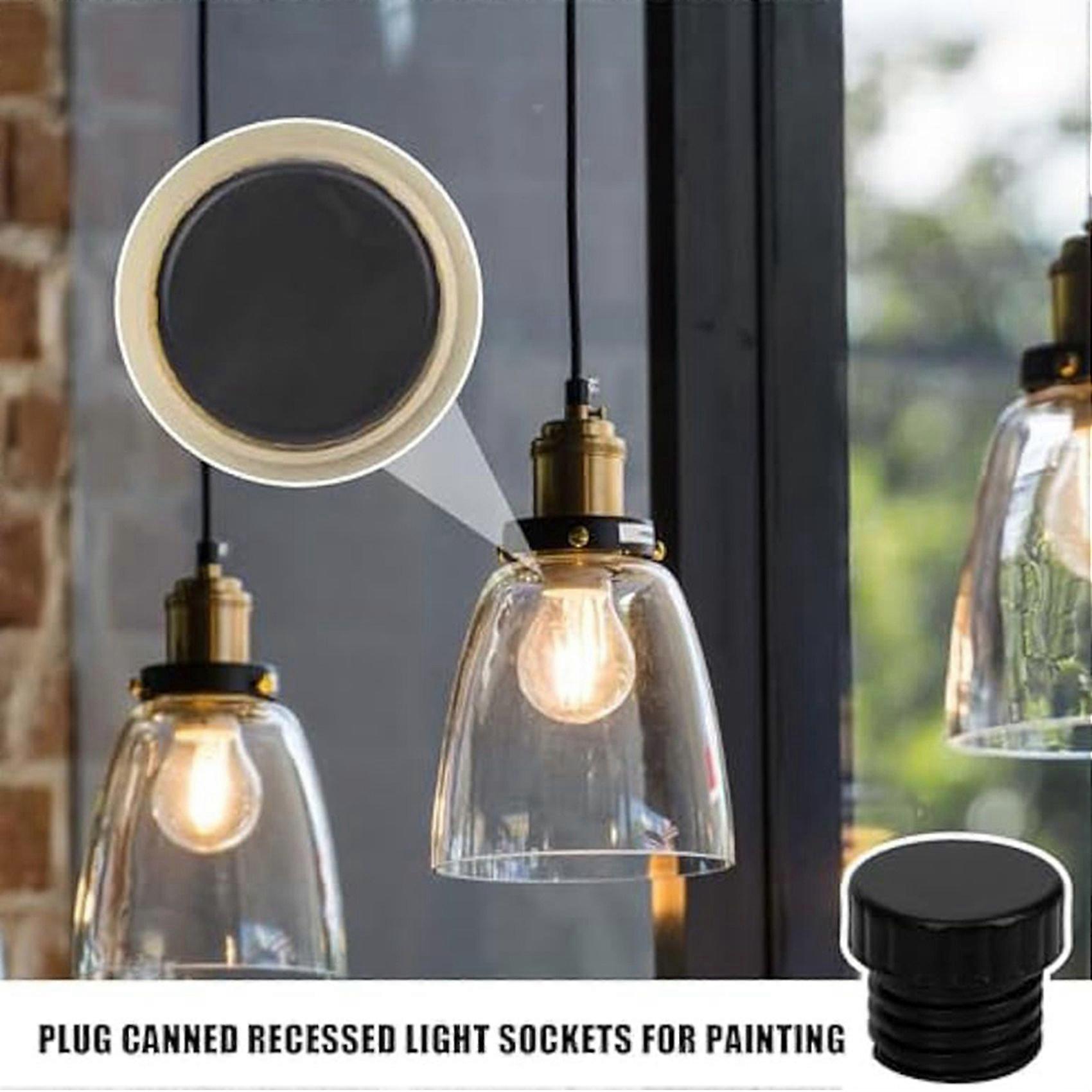 48pcs Light Socket Safety Caps Plugs,E26 Light Bulb Socket Cover End Caps Light Socket Protective Caps for String Lights