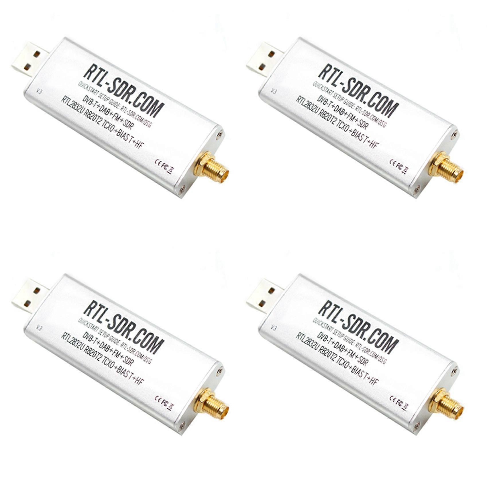 4X RTL SDR V3 R820T2 RTL2832U 1PPM TCXO SMA RTLSDR Software Defined Radio Communication System