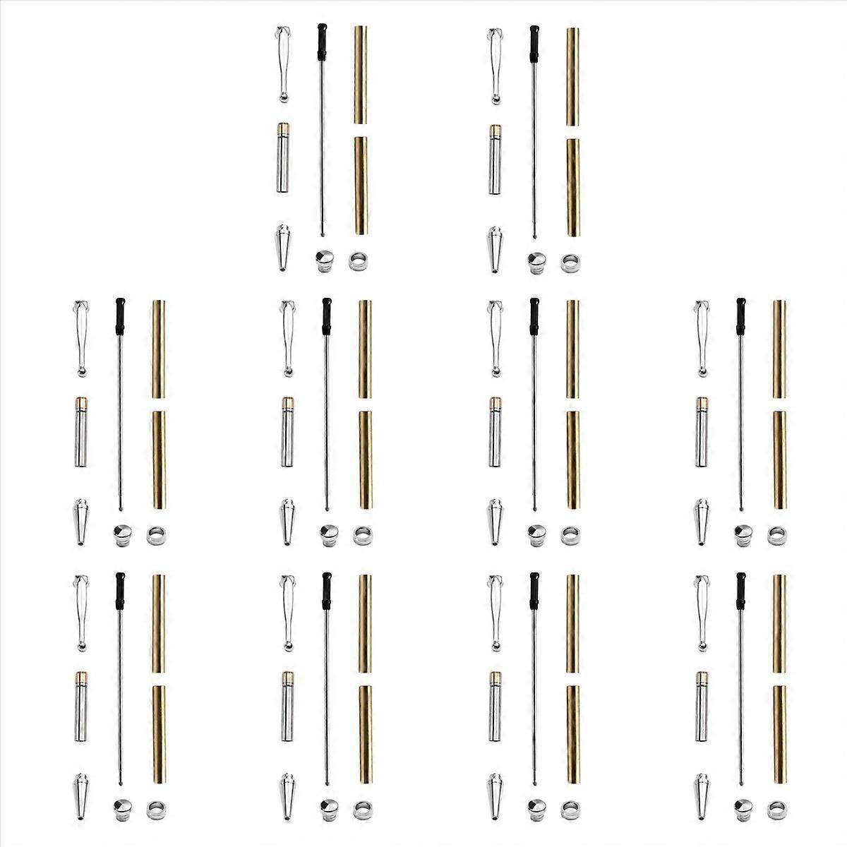 10 set slimline pen kit 7mm silver