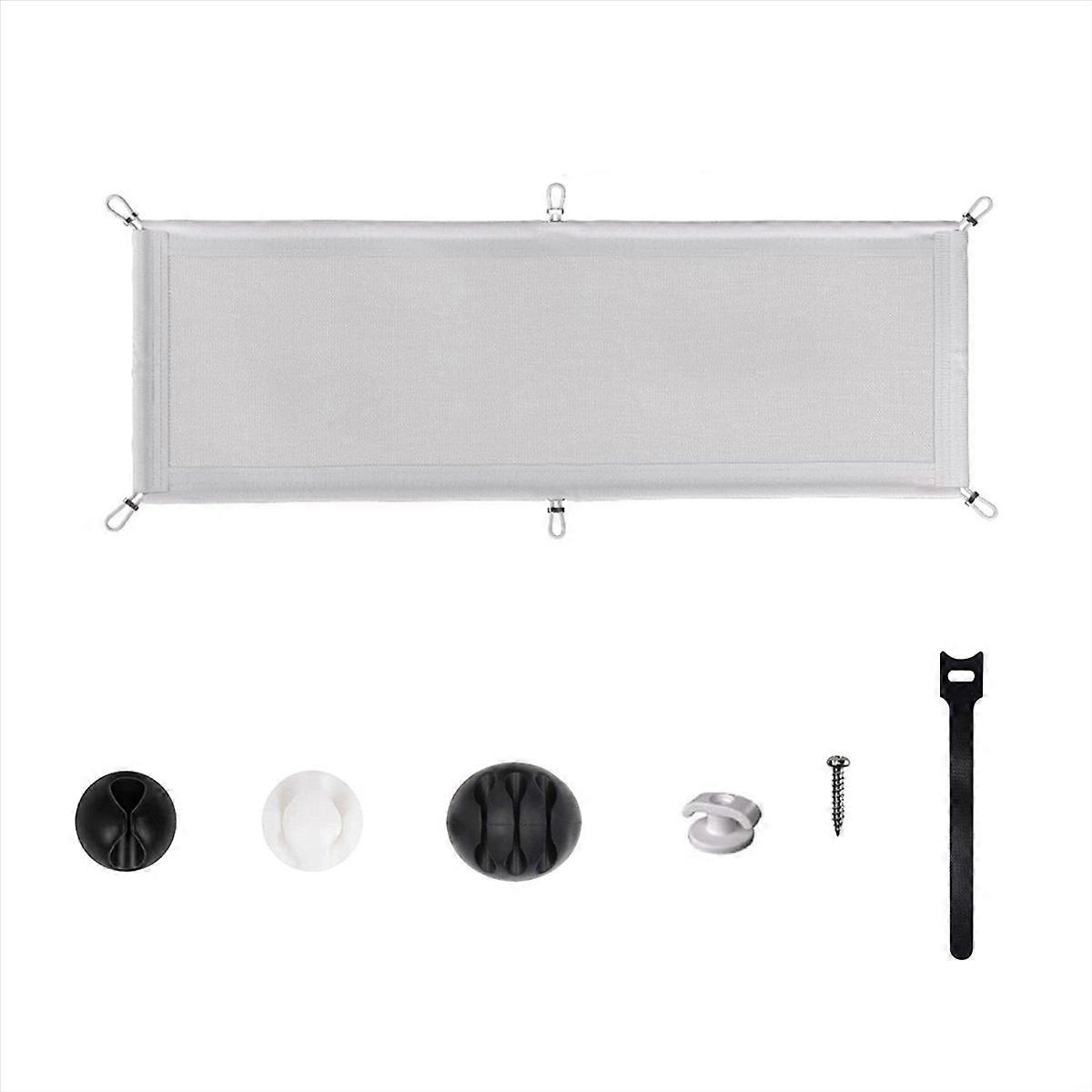 Cable Management Net, Flexible Under Desk Cable Management Tray C