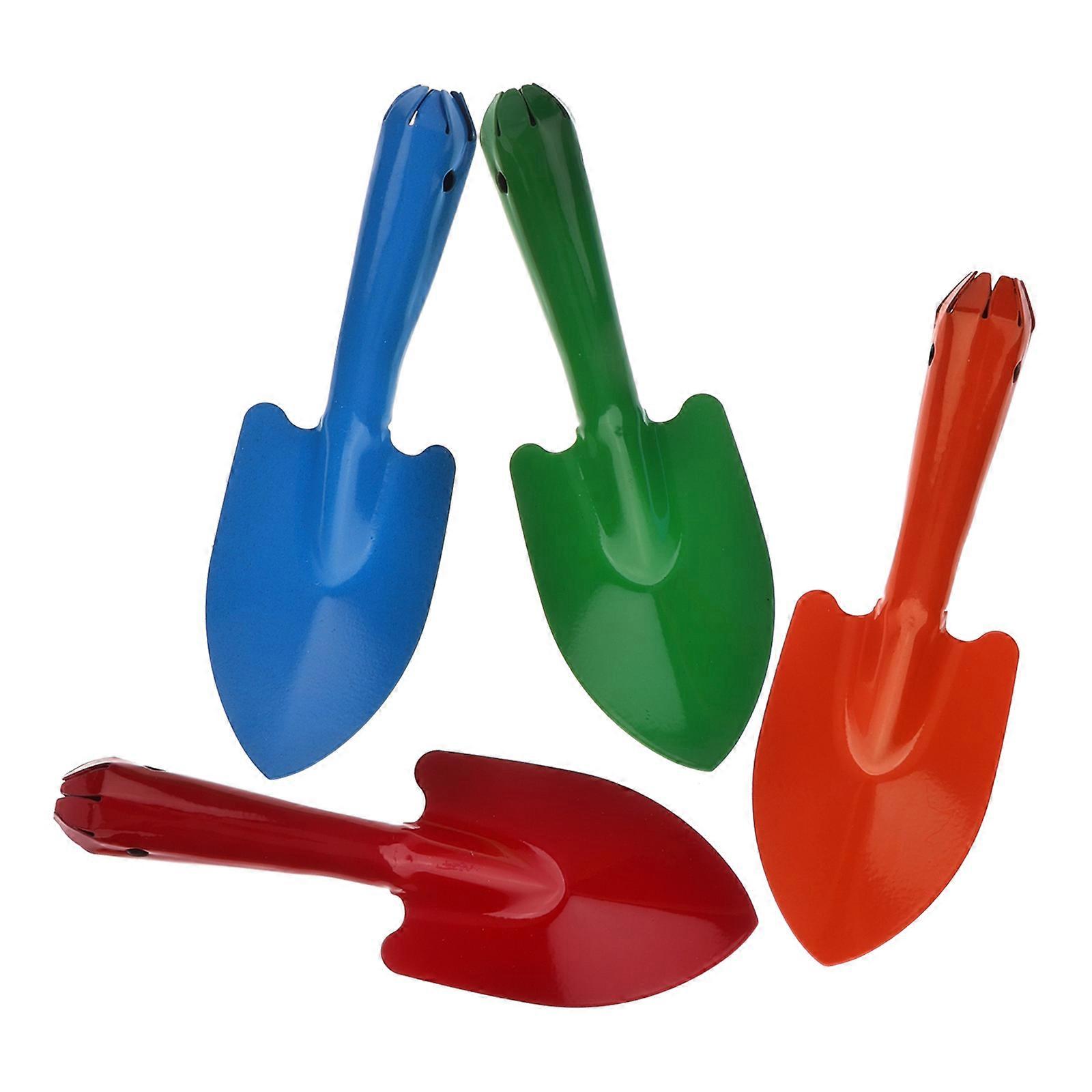 4Pcs Assorted Color Garden for Digging Dirt Iron Kid Hand Tools