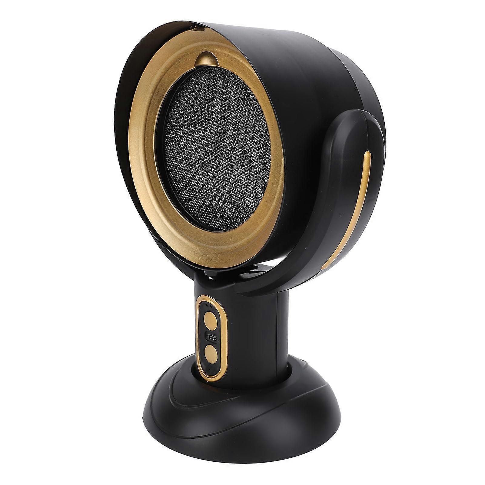 Rechargeable Portable Range Hood with Negative Ion Purification and Dual Speed for Kitchen BBQ Gold