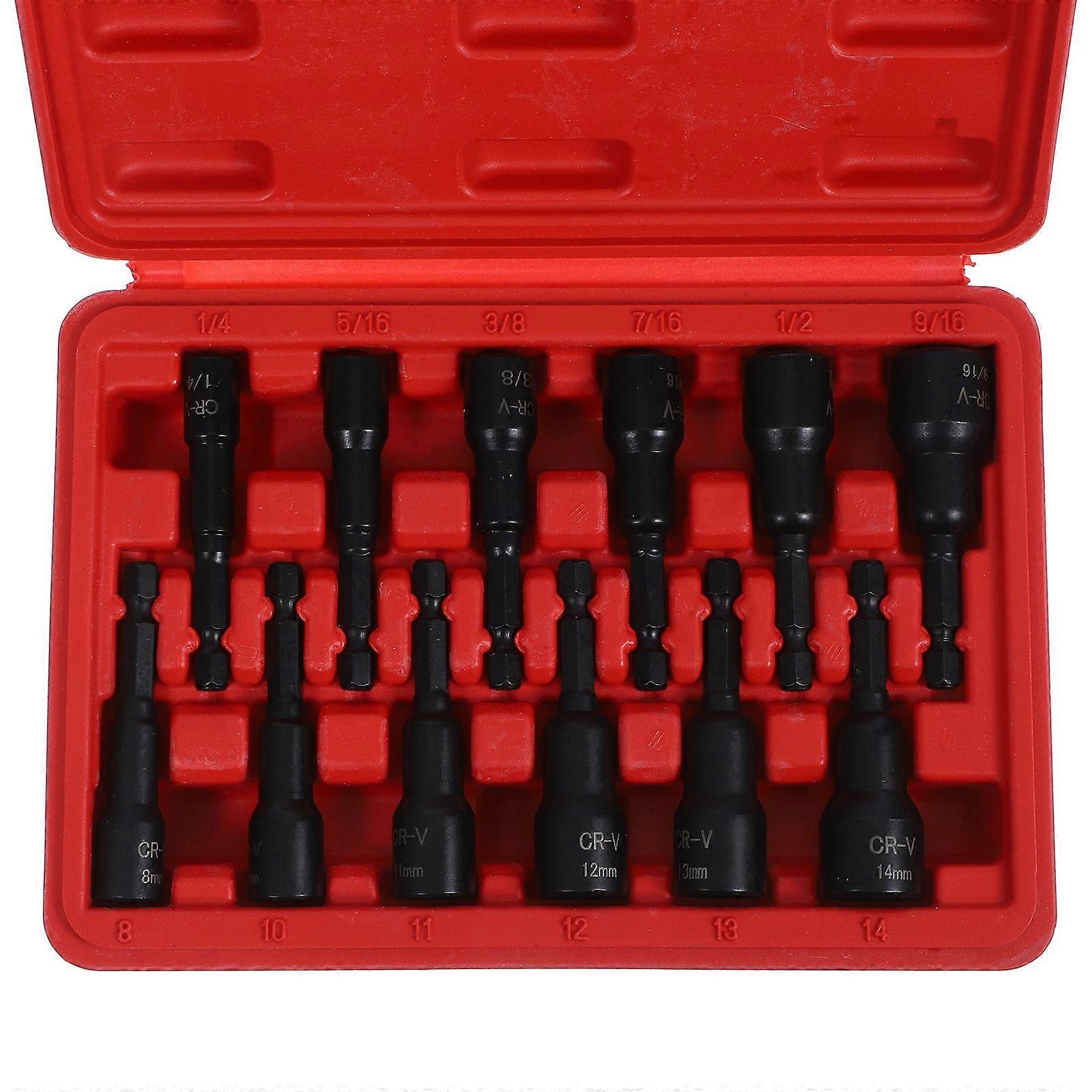 Impact Adapter Set Drive Impact Socket Tool for Repair Use 1Set Durable Steel