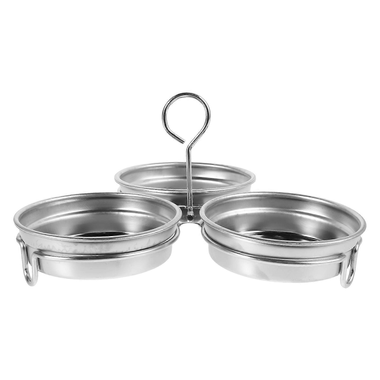 Sølv æggekogeform i rustfrit stål til pocherede æg