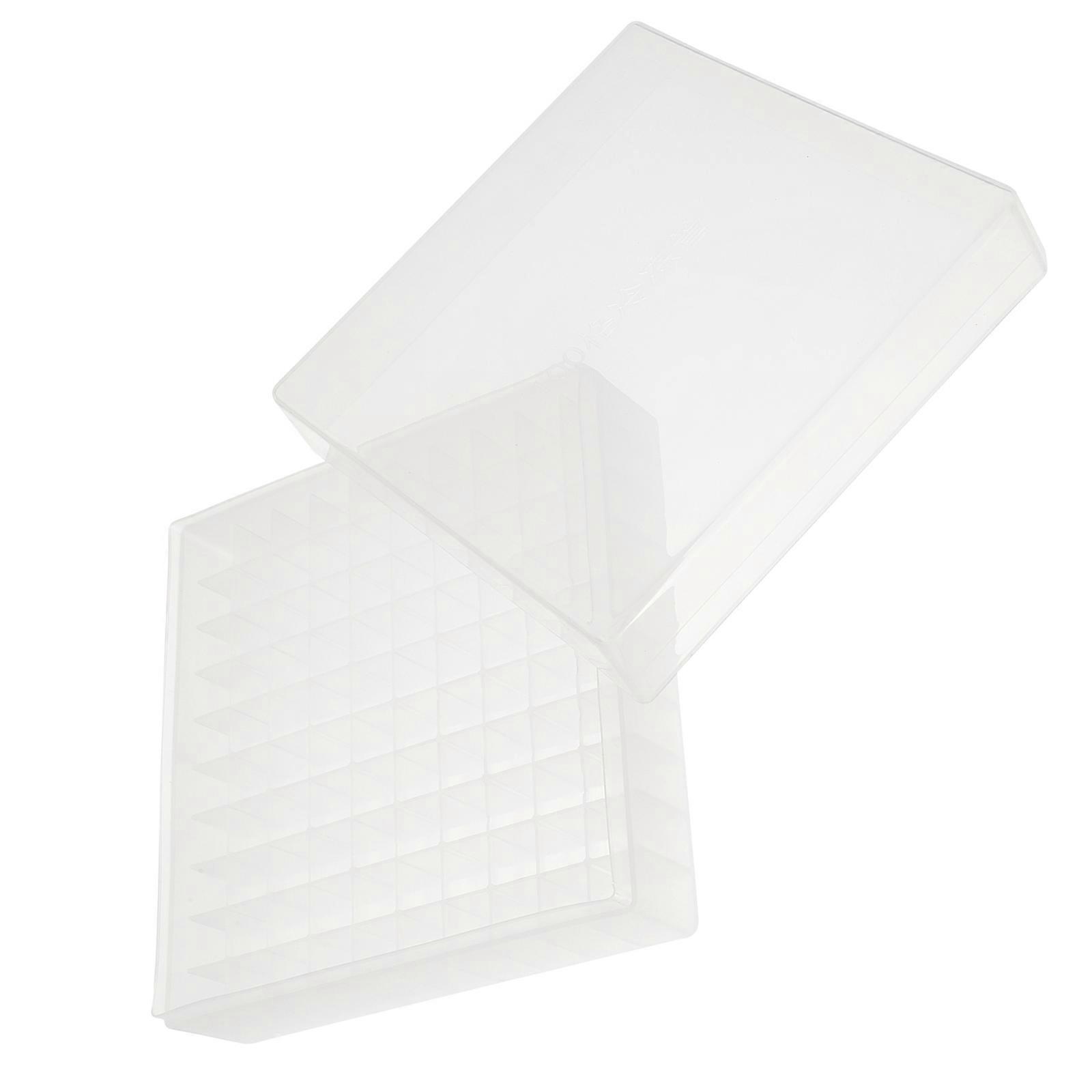 Polycarbonate Microcentrifuge Tube Box for Storage Use with 100 Wells