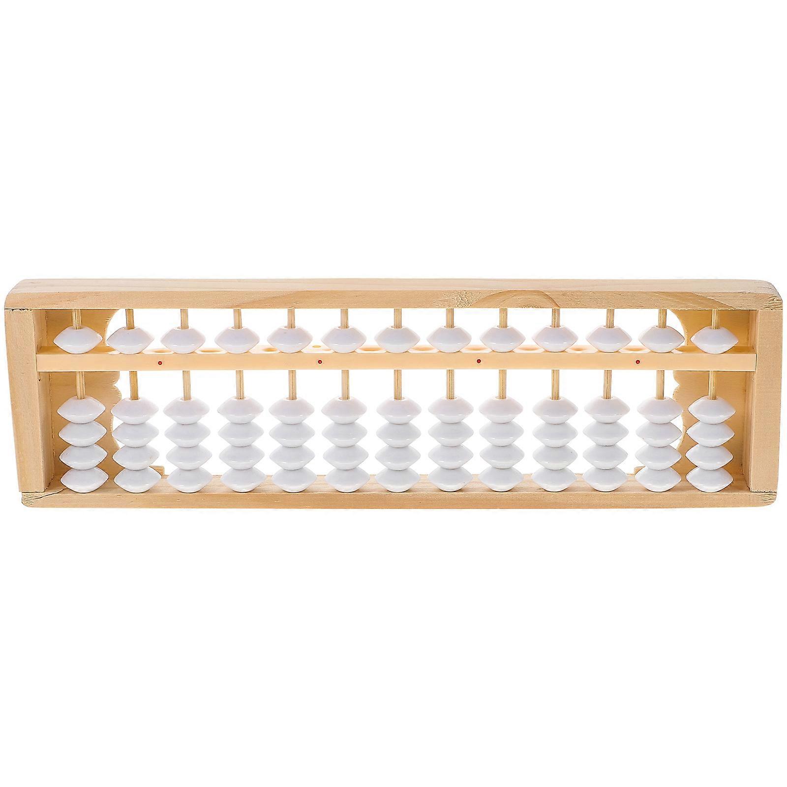 Arithmetic Abacus Wooden Student Abacus for Counting 1Pcs