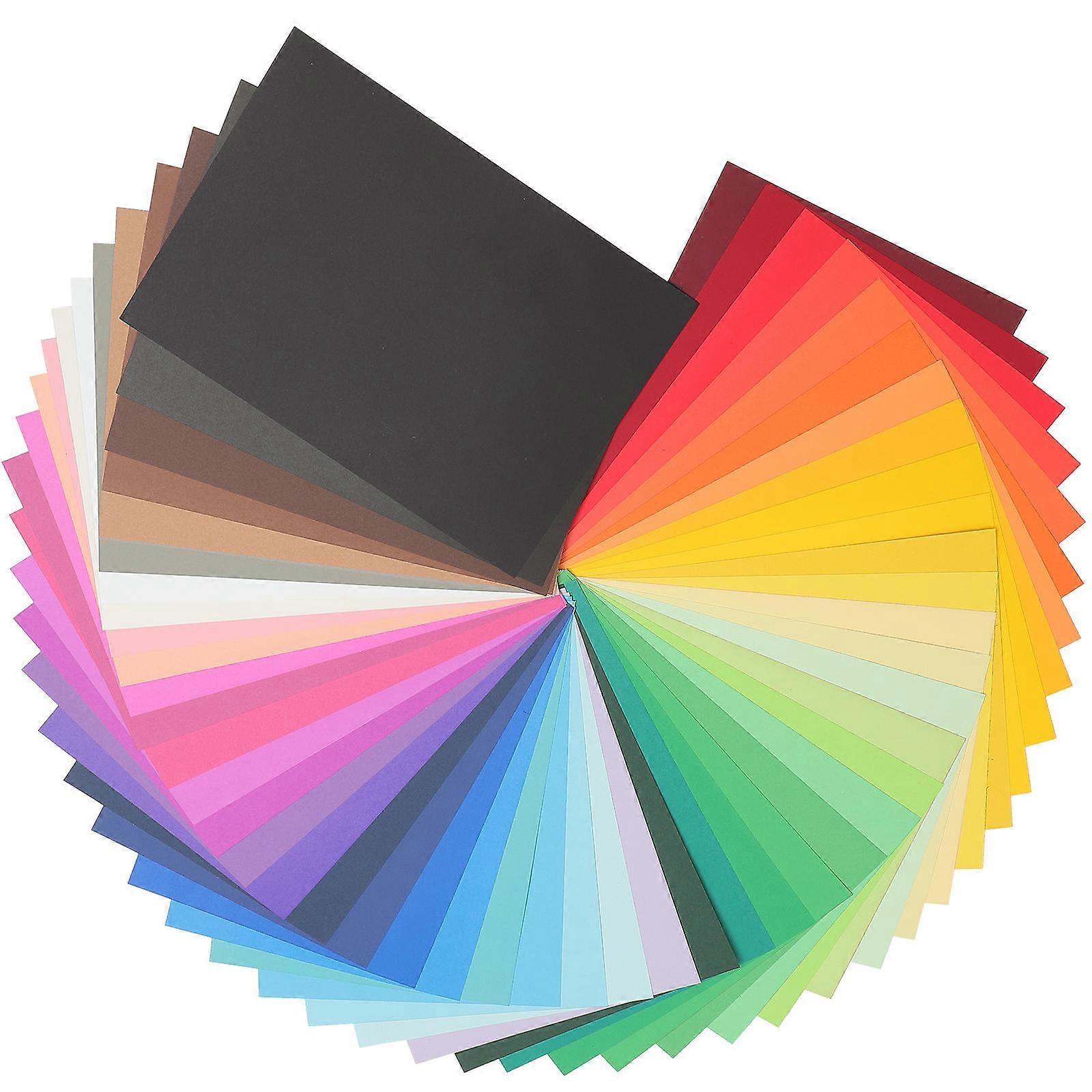 Painting DIY Tools with 100 Sheets of Assorted Color Card Paper