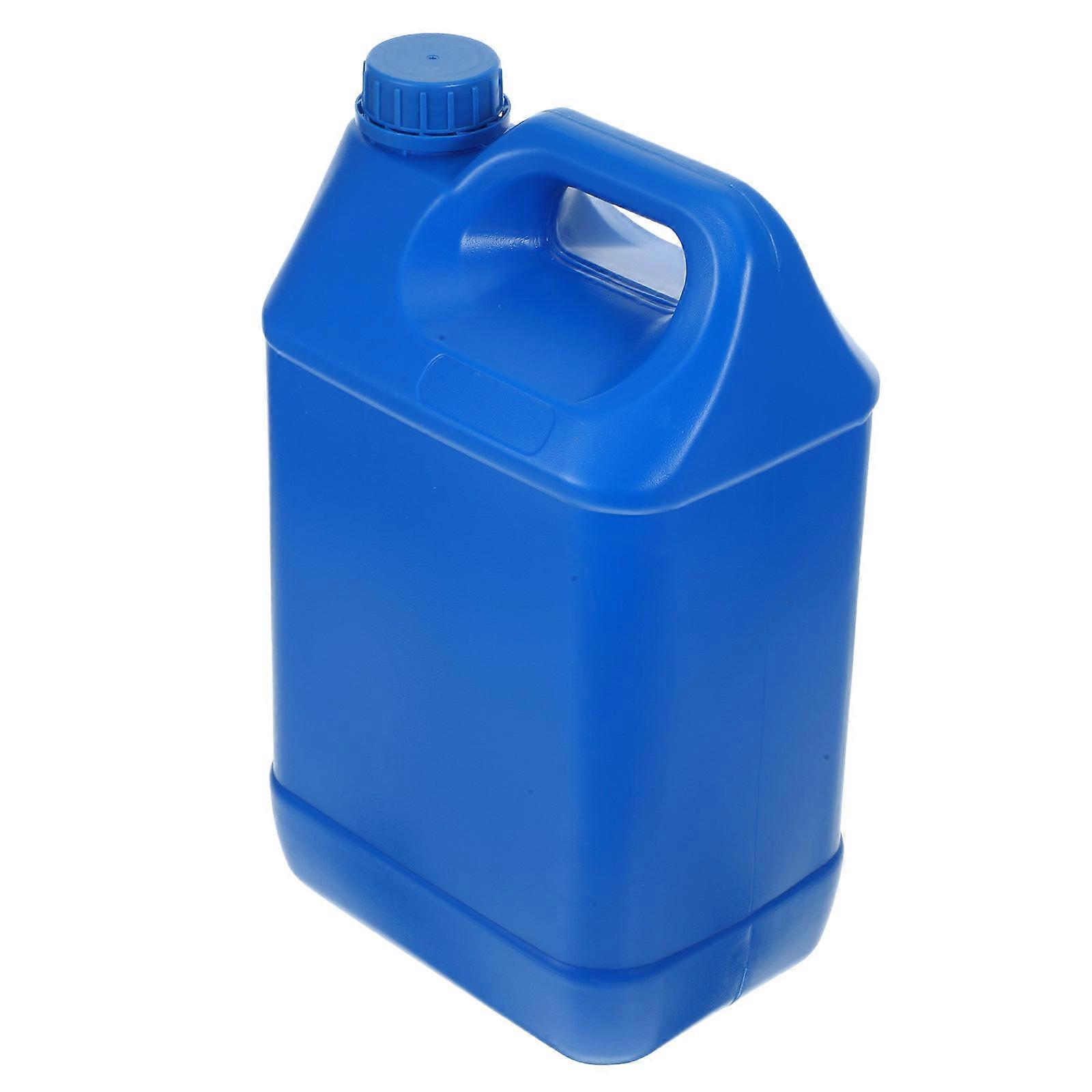 Blue HDPE Sealing Storage Bottle with Lid for Liquid Container Suitable for Various Industries 5L