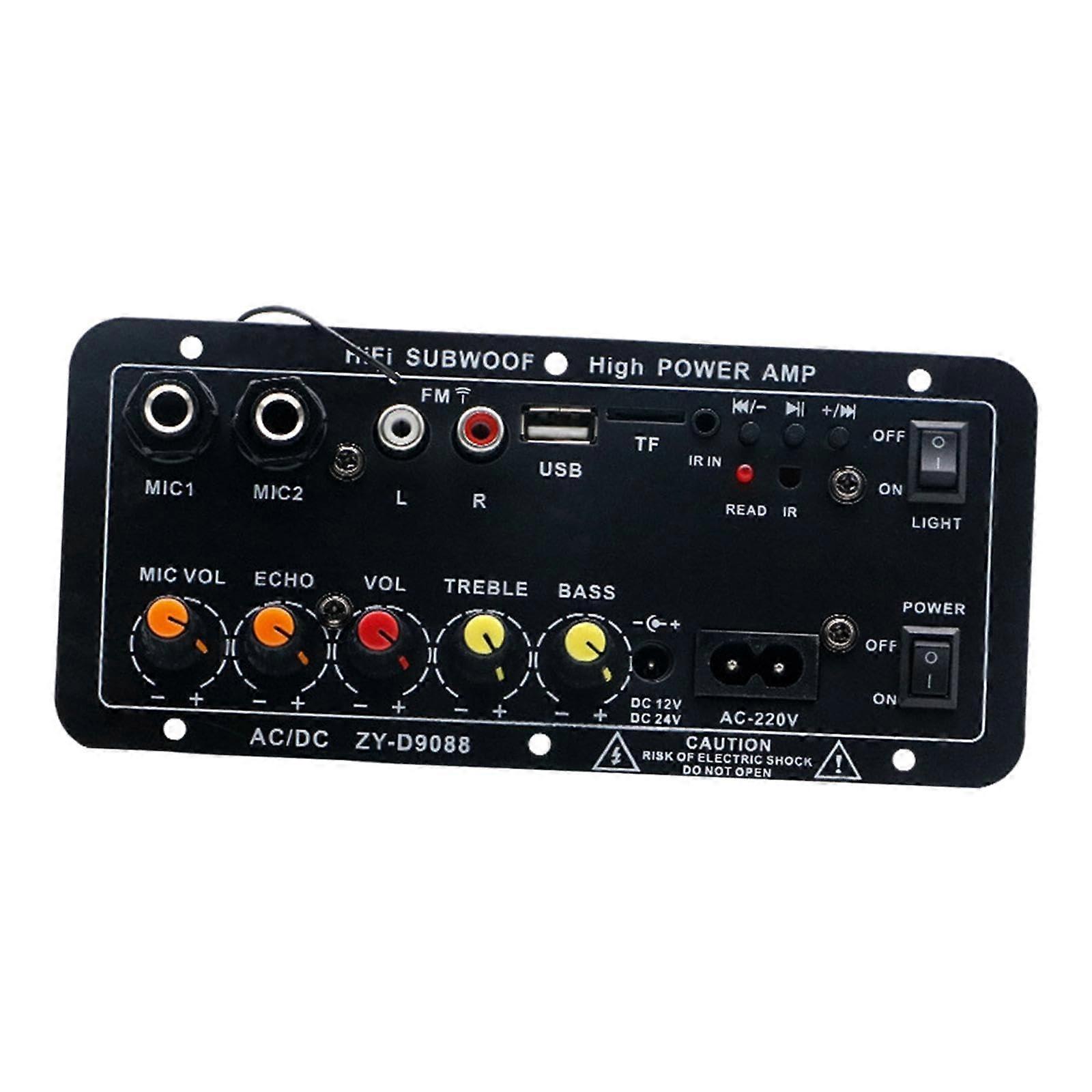 Mini HiFi Subwoofer Amplifier Board for Home Audio and Car Speakers, Compact Design, High Power Output, Compatible with Various Systems