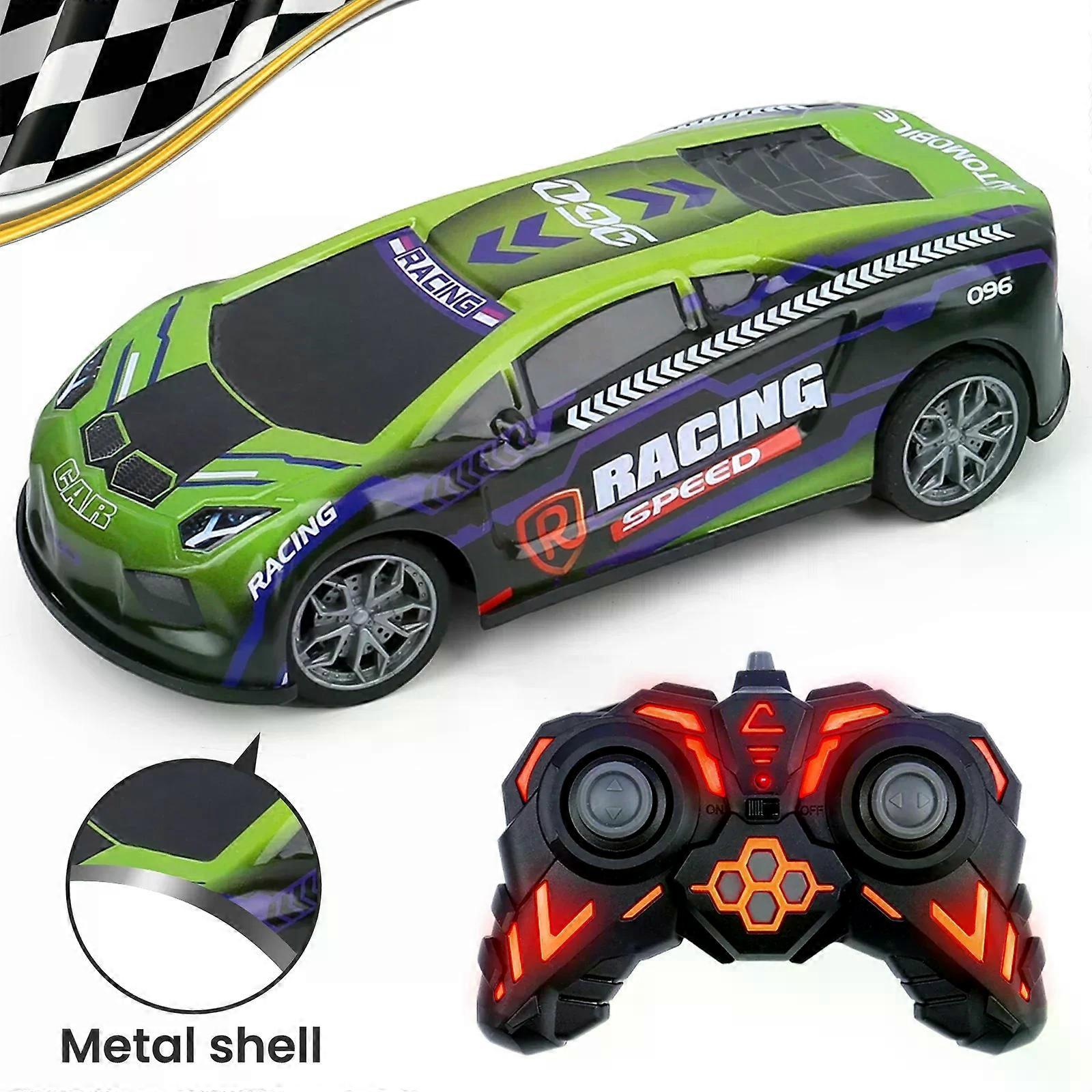 Voiture de course �� d��rive t��l��command��e 4CH RC, haute vitesse 2.4G, jouet avec coque en fer, mod��le de v��hicule, jouets pour gar?ons, cadea